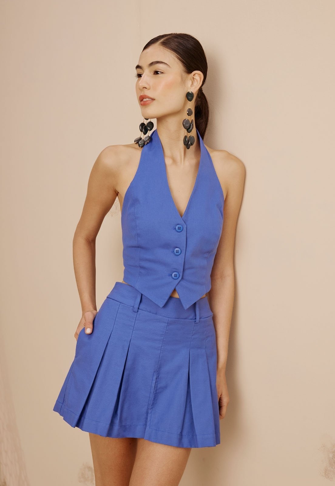 Imagem principal Short Saia Pences CaCay vermelho