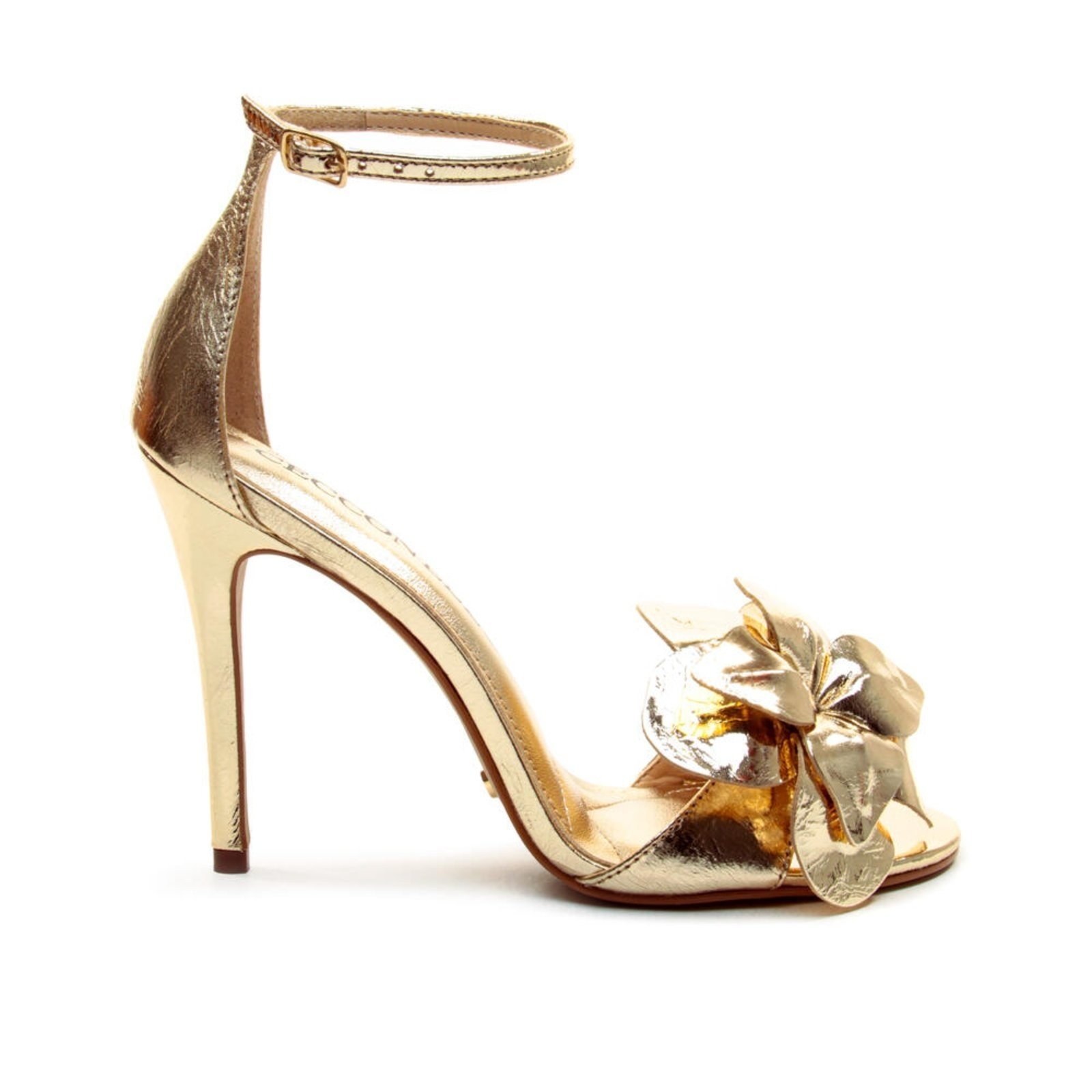 Imagem principal Sandália Couro Ouro Light Salto Alto Cecconello 2844002-2 Cecconello dourado