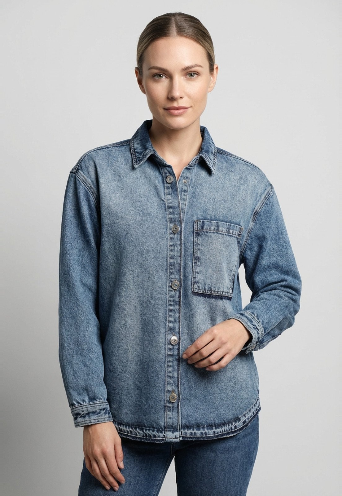 Imagem principal Camisa Feminina Colcci Jeans Colcci azul