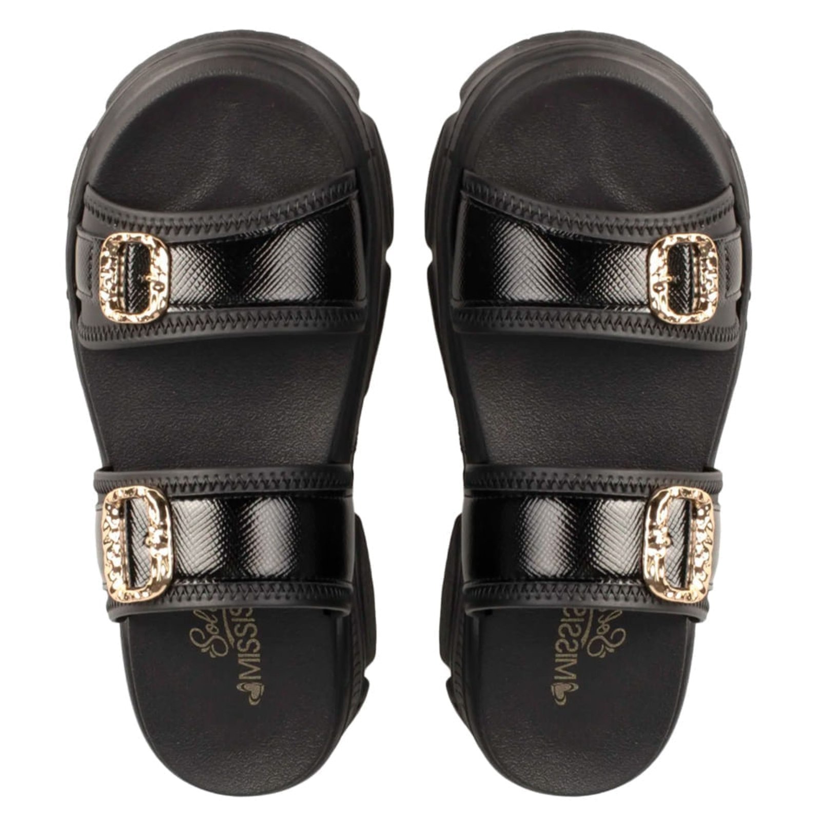 Imagem principal Chinelo Slide Feminino Mississipi Flatform Napa MISSISSIPI preto