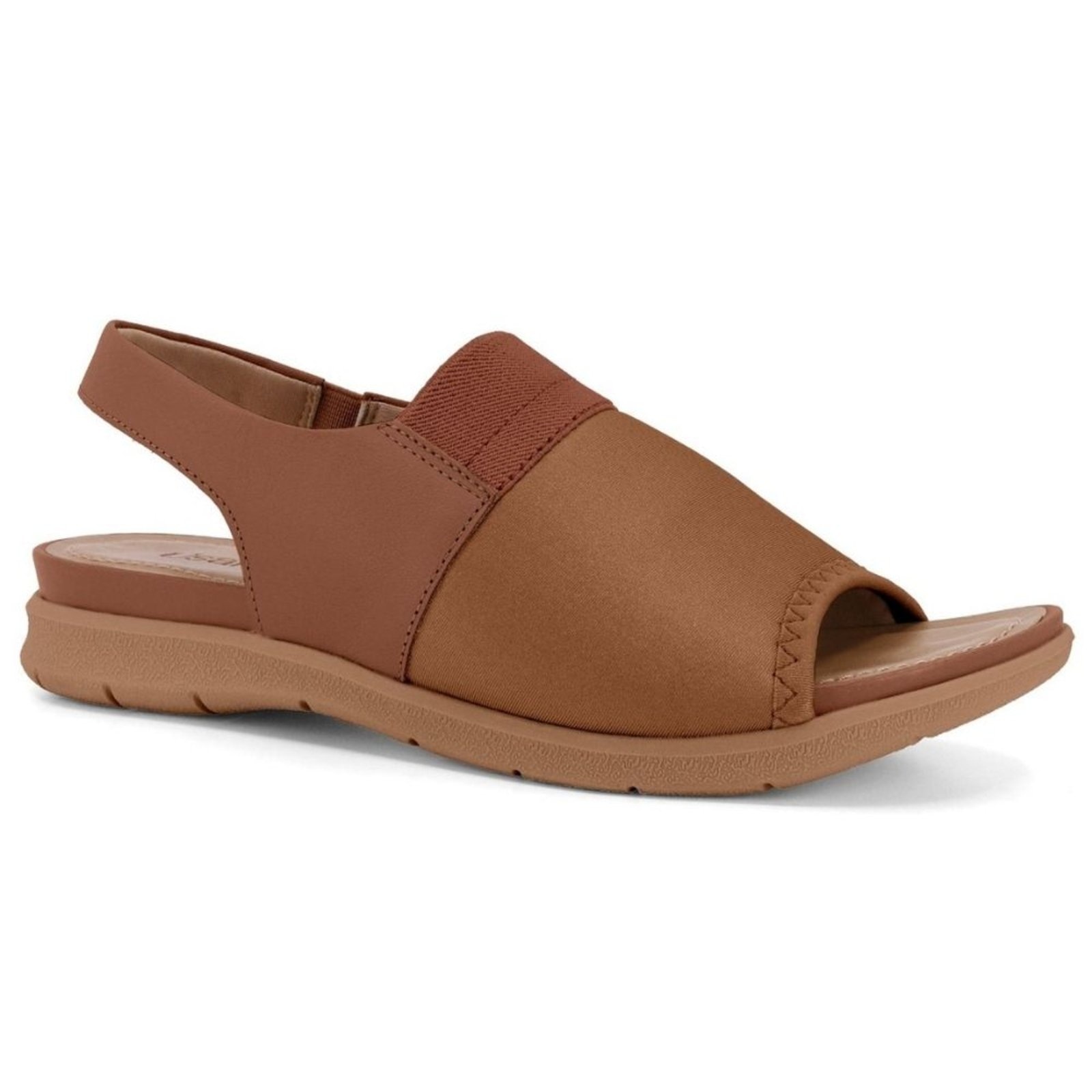 Imagem principal Sandália Feminina Papete Elastano Canela Usaflex AA30016 Usaflex marrom