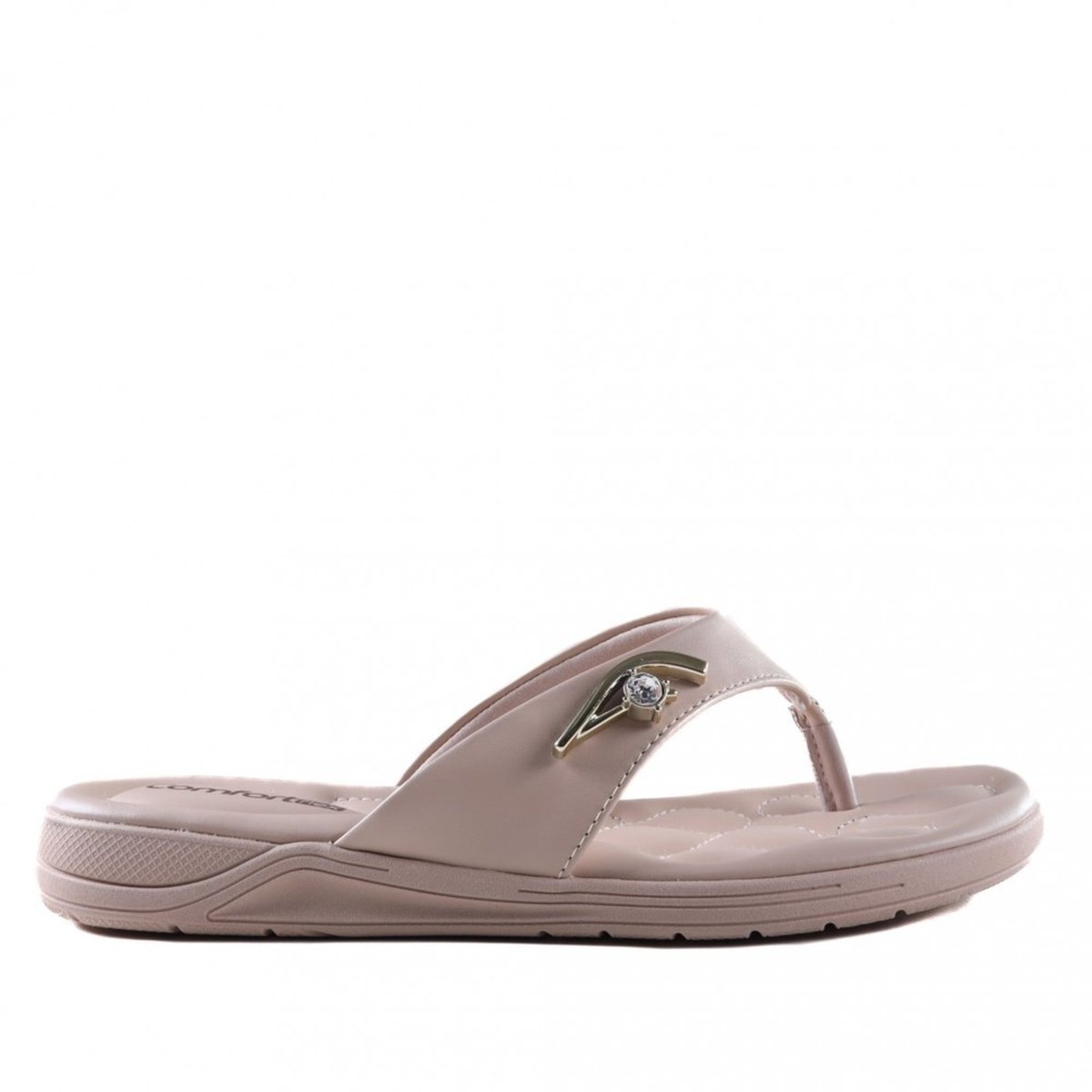Imagem principal Chinelo Comfortflex Feminino 2480403 Comfortflex Comfortflex bege
