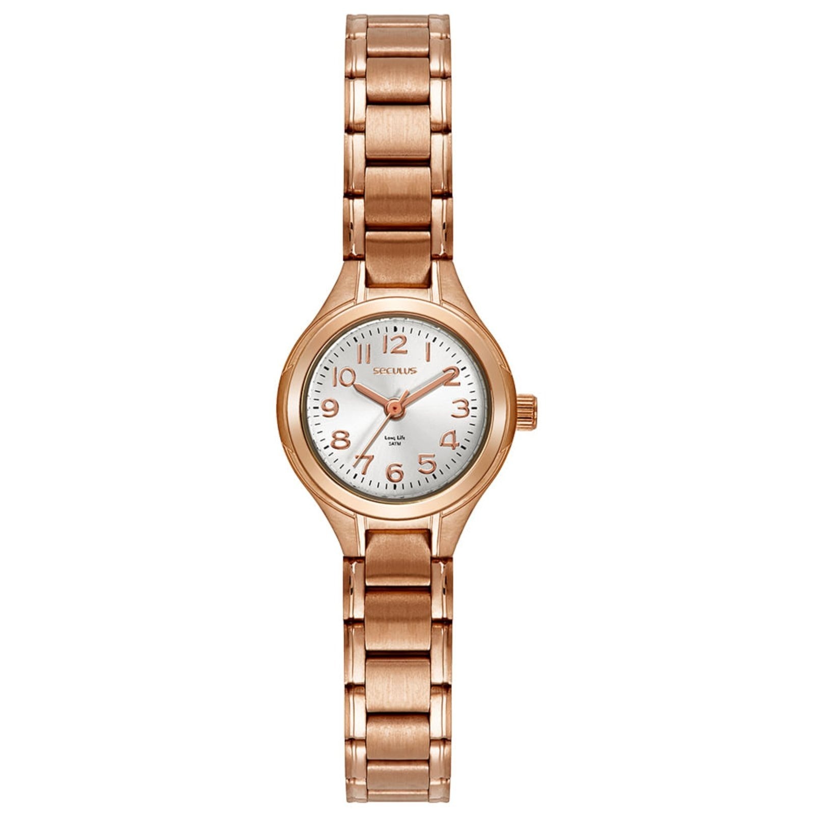 Imagem principal Relógio Seculus Feminino Aço Numeração Completa Rose Gold Seculus rosa rose
