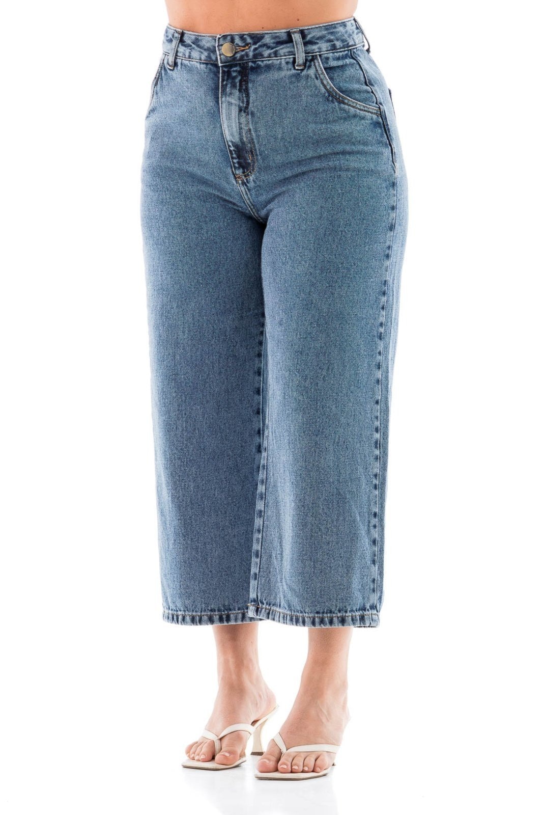 Imagem principal Pantacourt Feminina Arauto ARAUTO JEANS azul/jeans