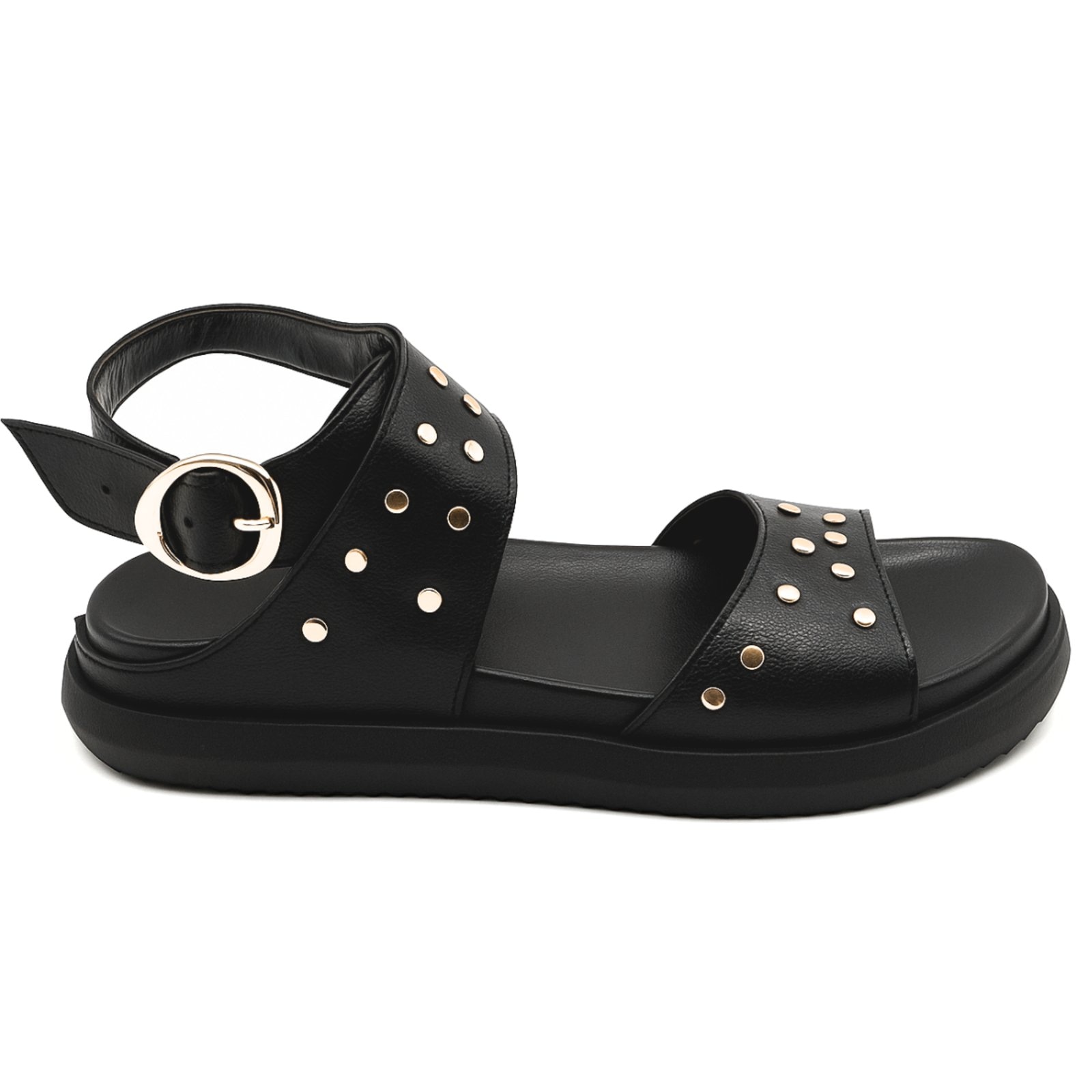 Imagem principal Papete Feminina Flatform Sola Leve Moderna e Elegante Preta 004 Sete Sales preto