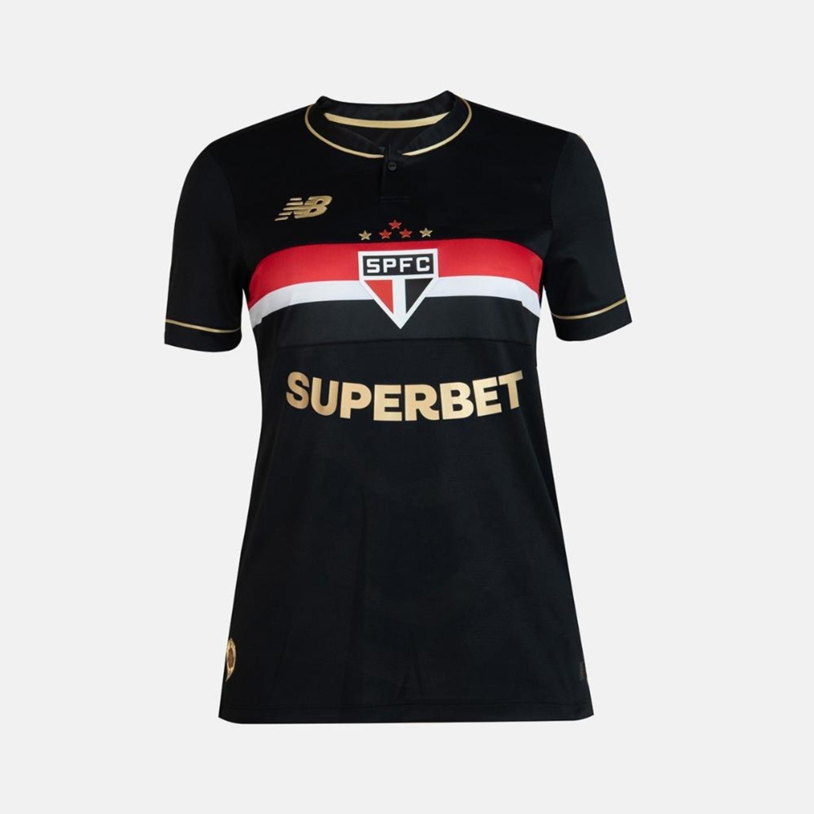 Imagem principal Camisa Jogador Comemorativa Spfc 2025 Feminina New Balance incolor