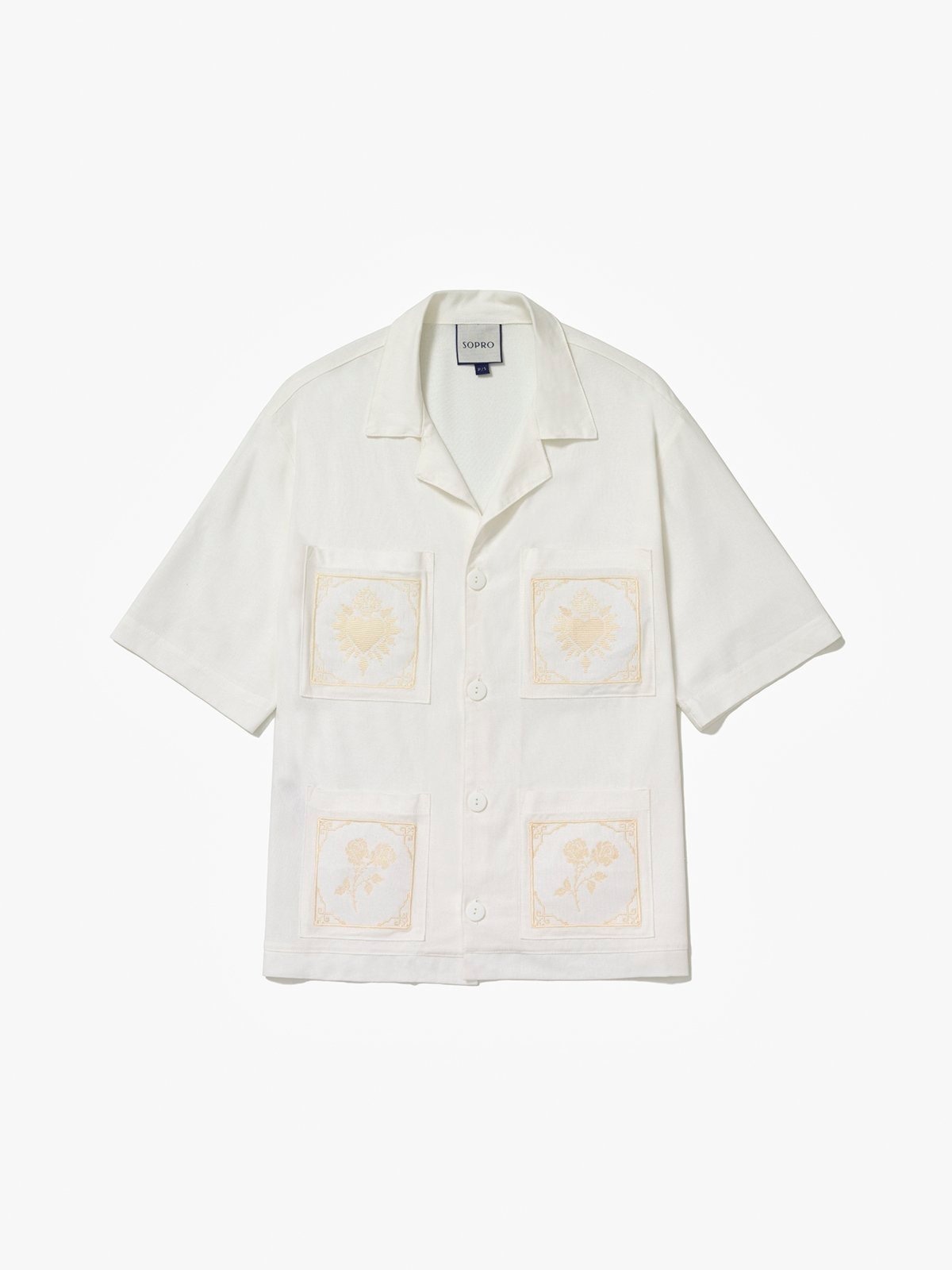 Imagem principal Camisa de Linho Sopro Sagrado Coração Sopro off-white