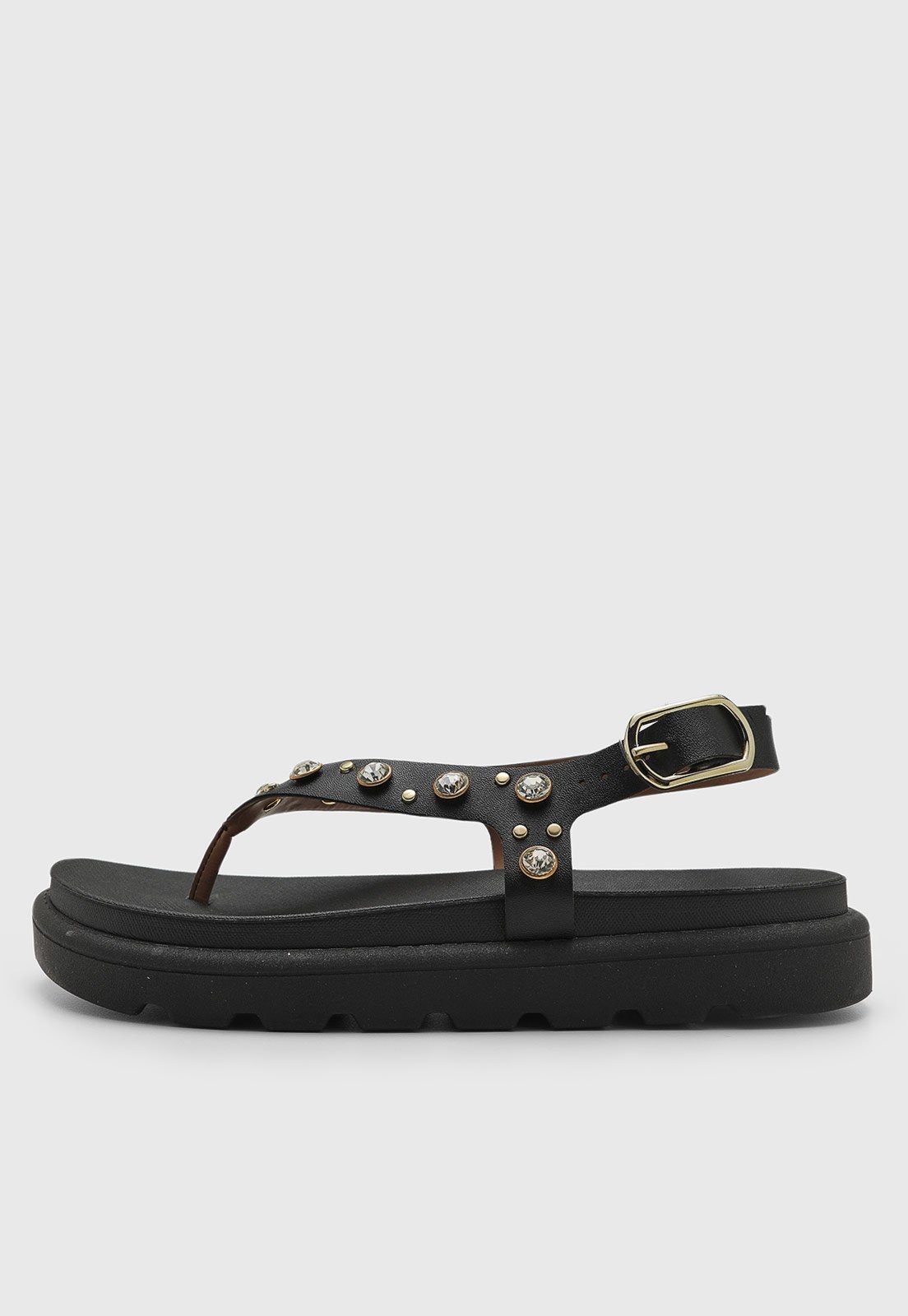 Imagem principal Rasteira Feminina Vizzano Pedrarias Preta VIZZANO preto