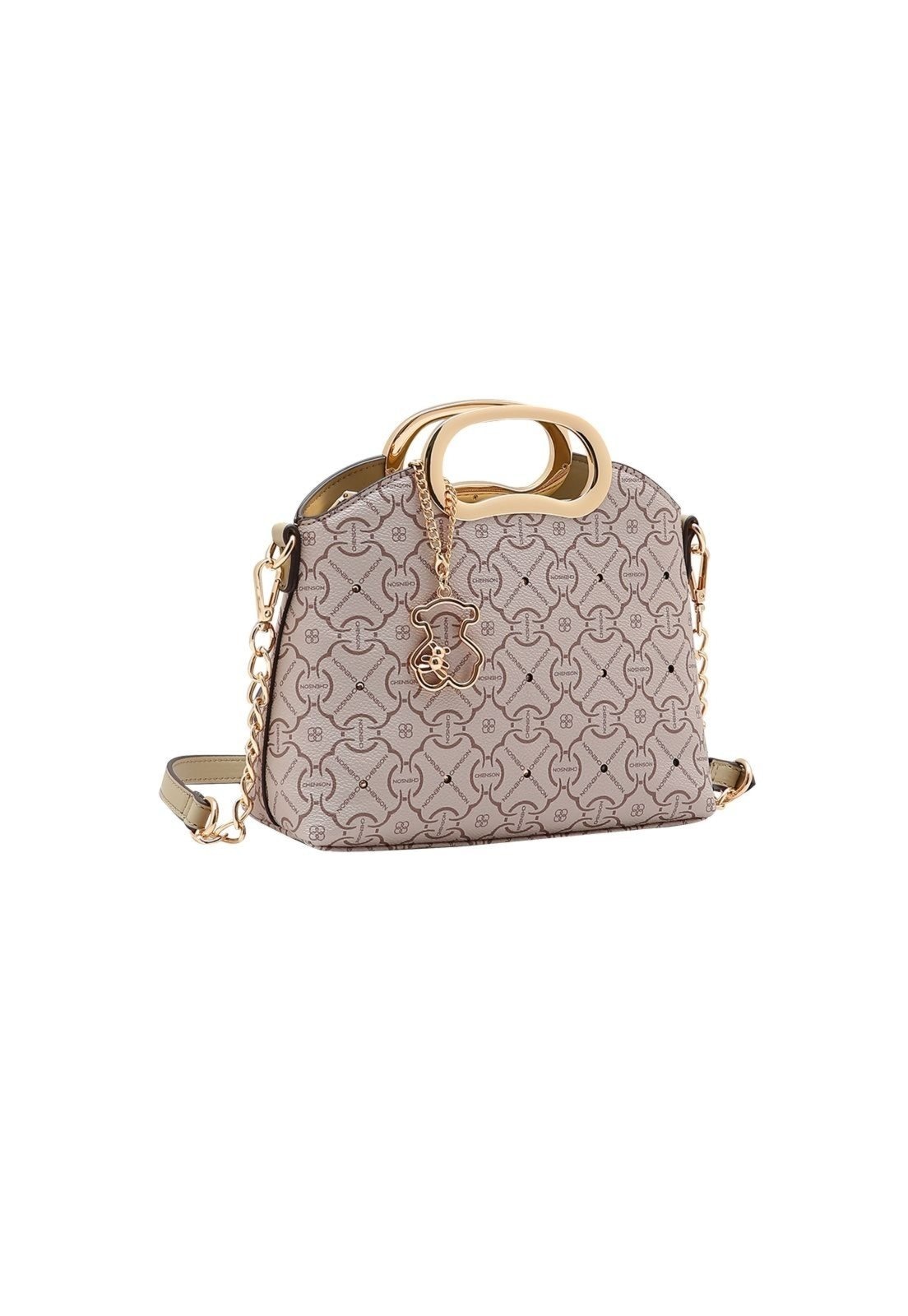 Imagem principal Bolsa Feminina Chenson Classic Cristal Casual e Social Original 3485364 Natural Chenson castanho natural
