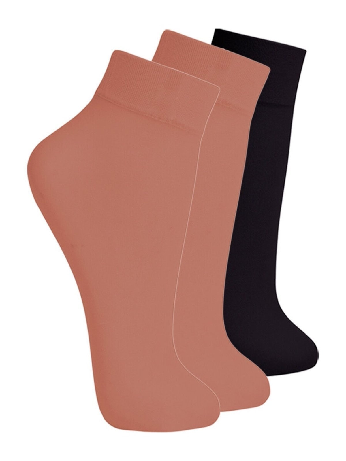 Imagem principal Kit com 3 Meias Fio 40 Opaca Lupo Lupo bege