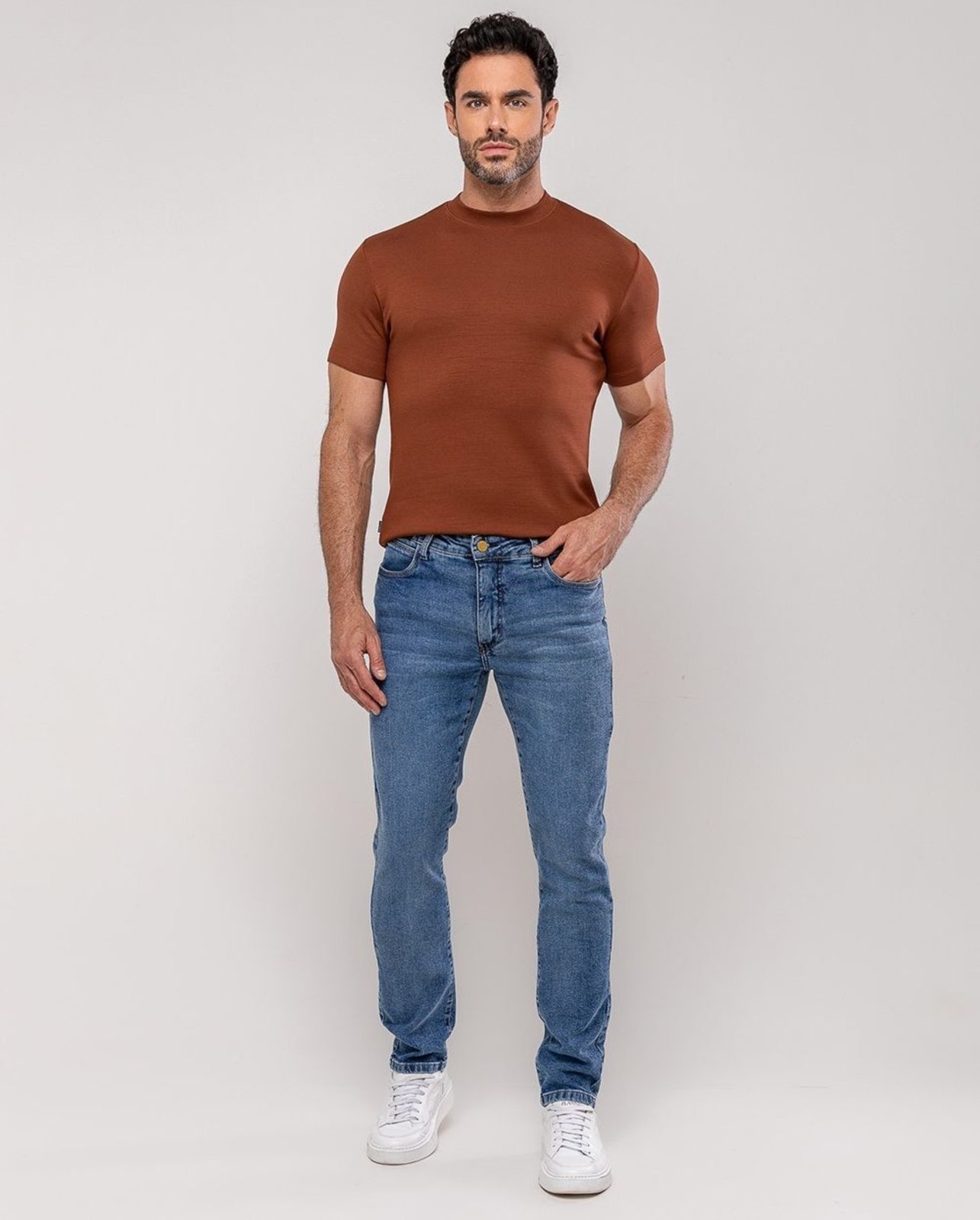 Imagem principal Calça Slim Fit Masculina 25140 Média Consciência jeans