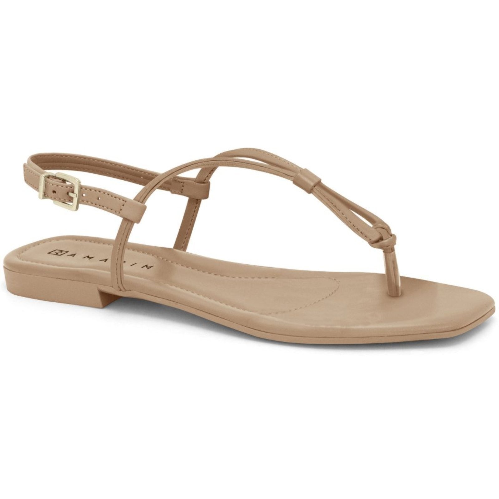 Imagem principal Sandália Rasteira Feminina Caqui Ramarim 2421203-4 RAMARIM cáqui caqui