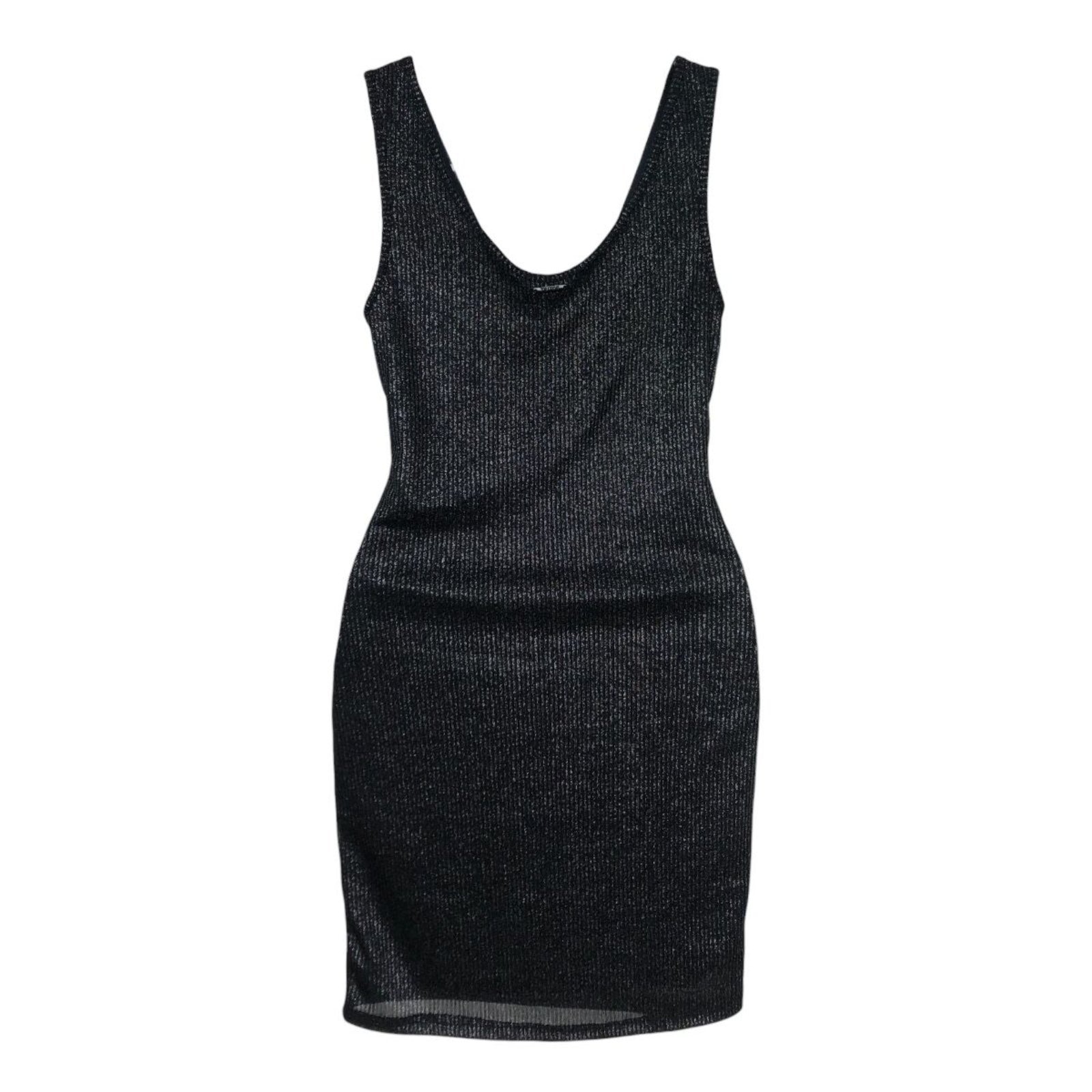 Imagem principal Vestido Slim Canelado Decote U Com Alças Triton Triton preto