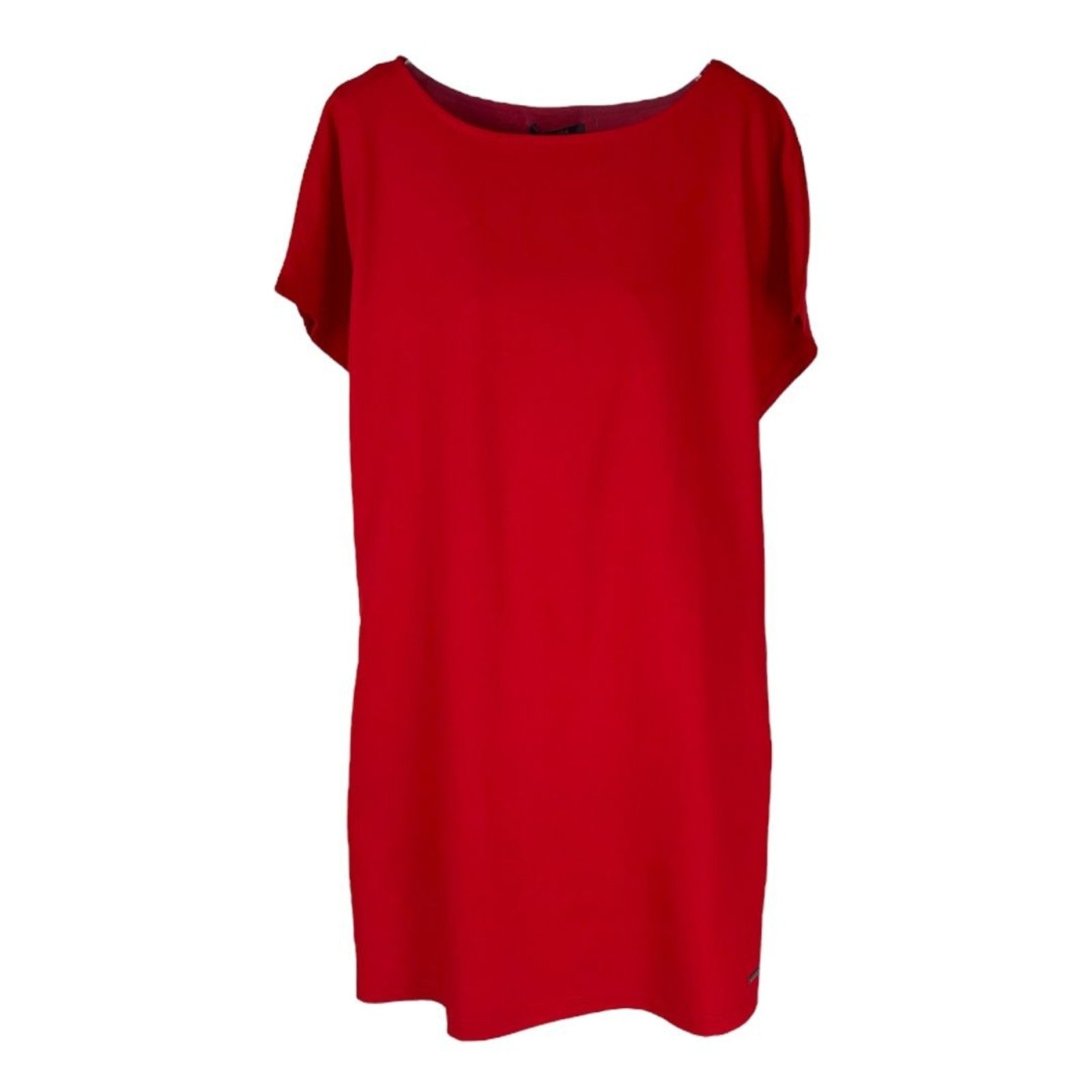 Imagem principal Vestido Comfort édio Gola Canoa Triton Luxury Triton vermelho