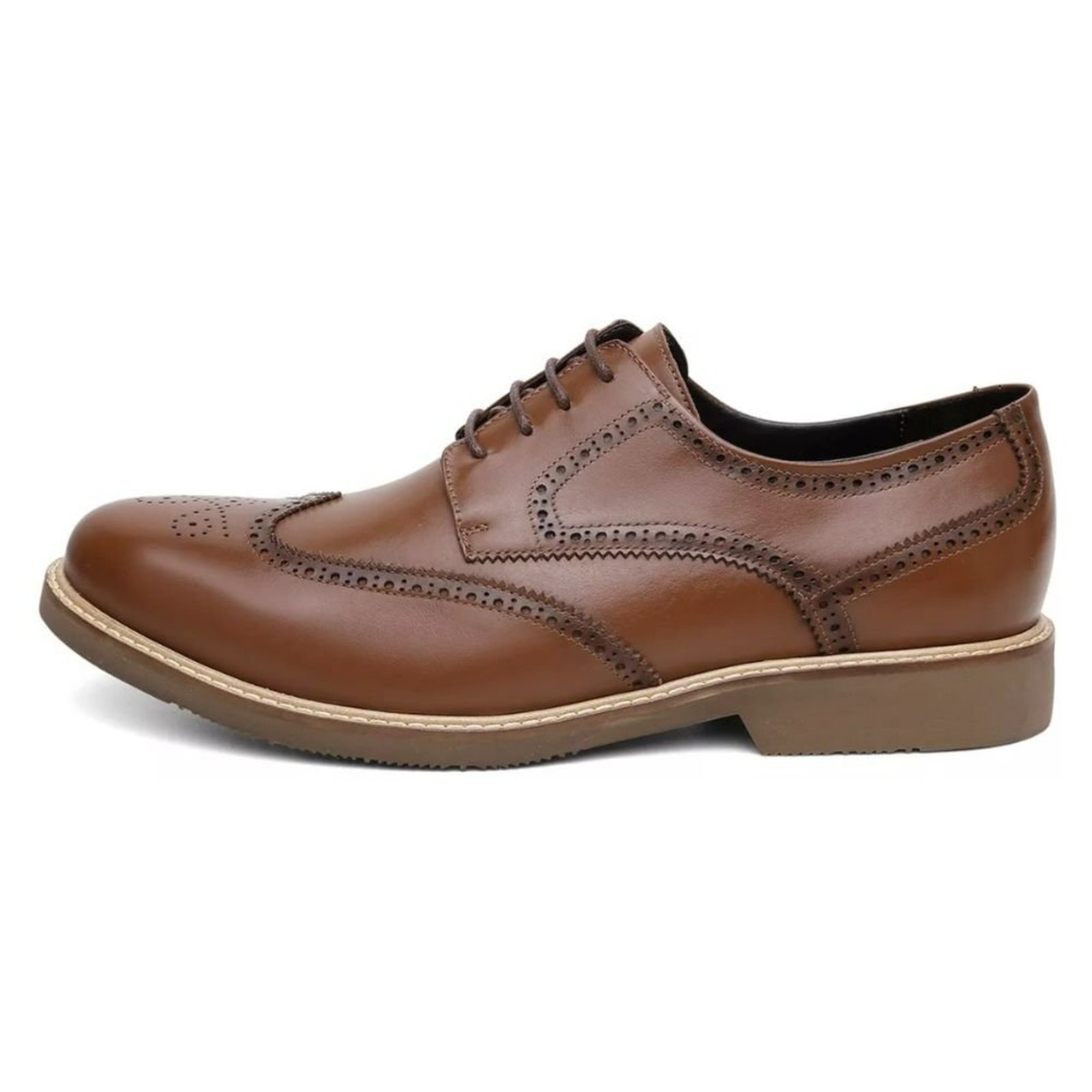 Imagem principal Sapato Brogue Centuria Tamanho Especial Couro Whisky Centuria Calçados marrom