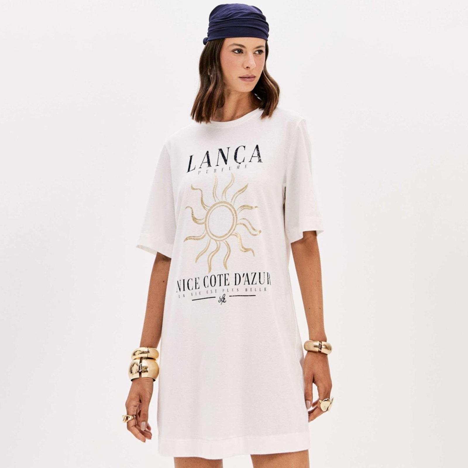 Imagem principal Vestido Lança Perfume Tdress Pr26 Off White Feminino Lança Perfume amarelo white