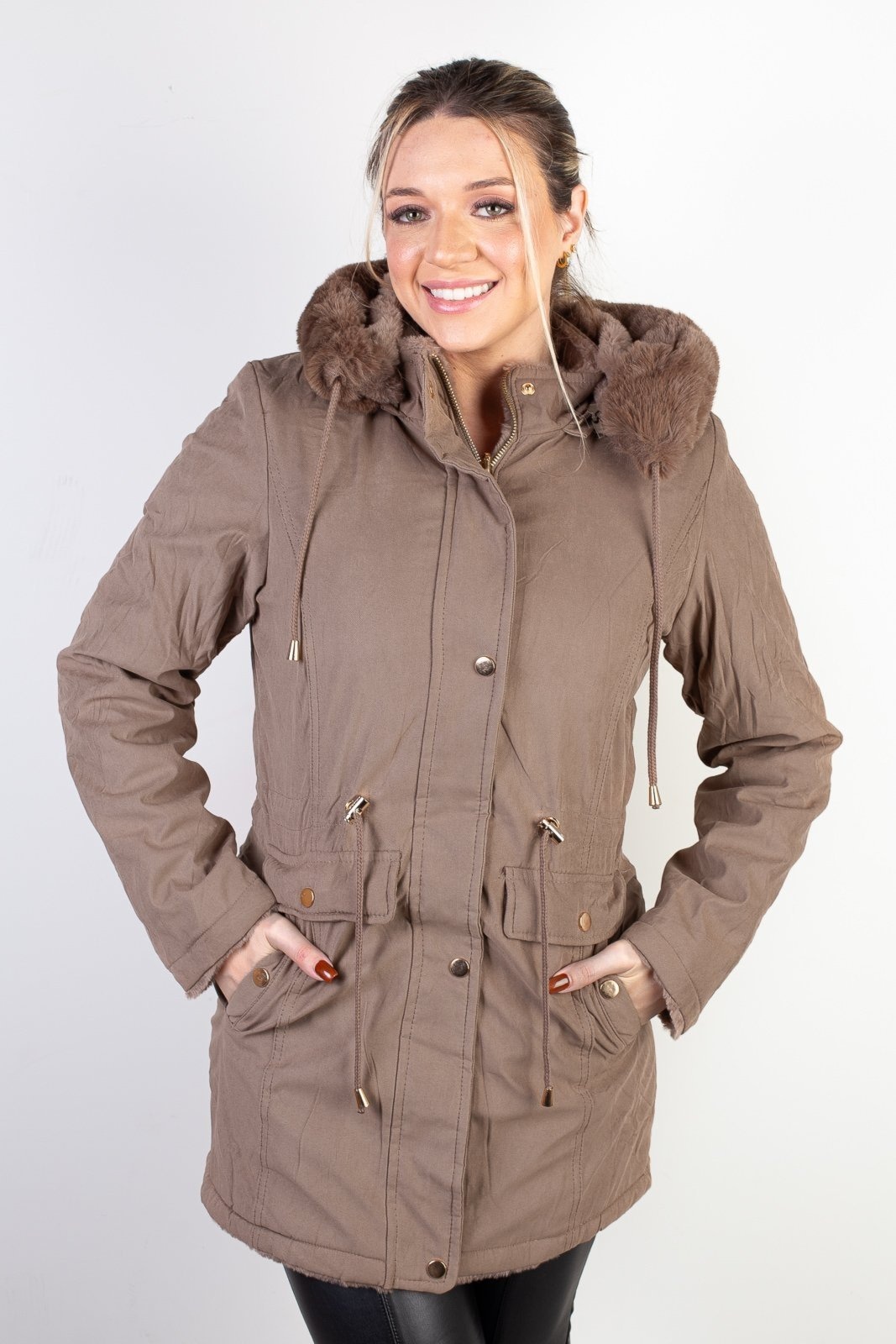 Imagem principal Jaqueta Enluaze Feminina De Sarja Reversível 84282 Claro Enluaze marrom