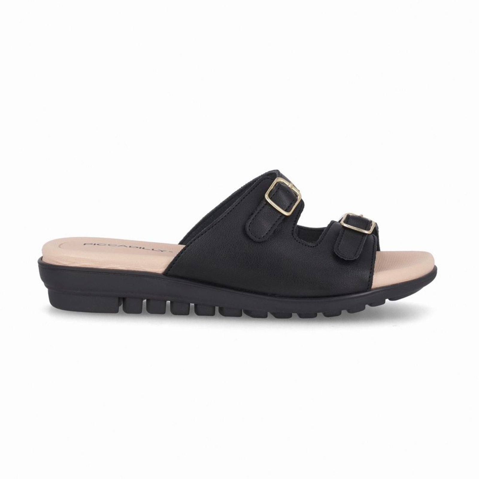 Imagem principal Tamanco Marli Salto Anabela Baixo Piccadilly preto