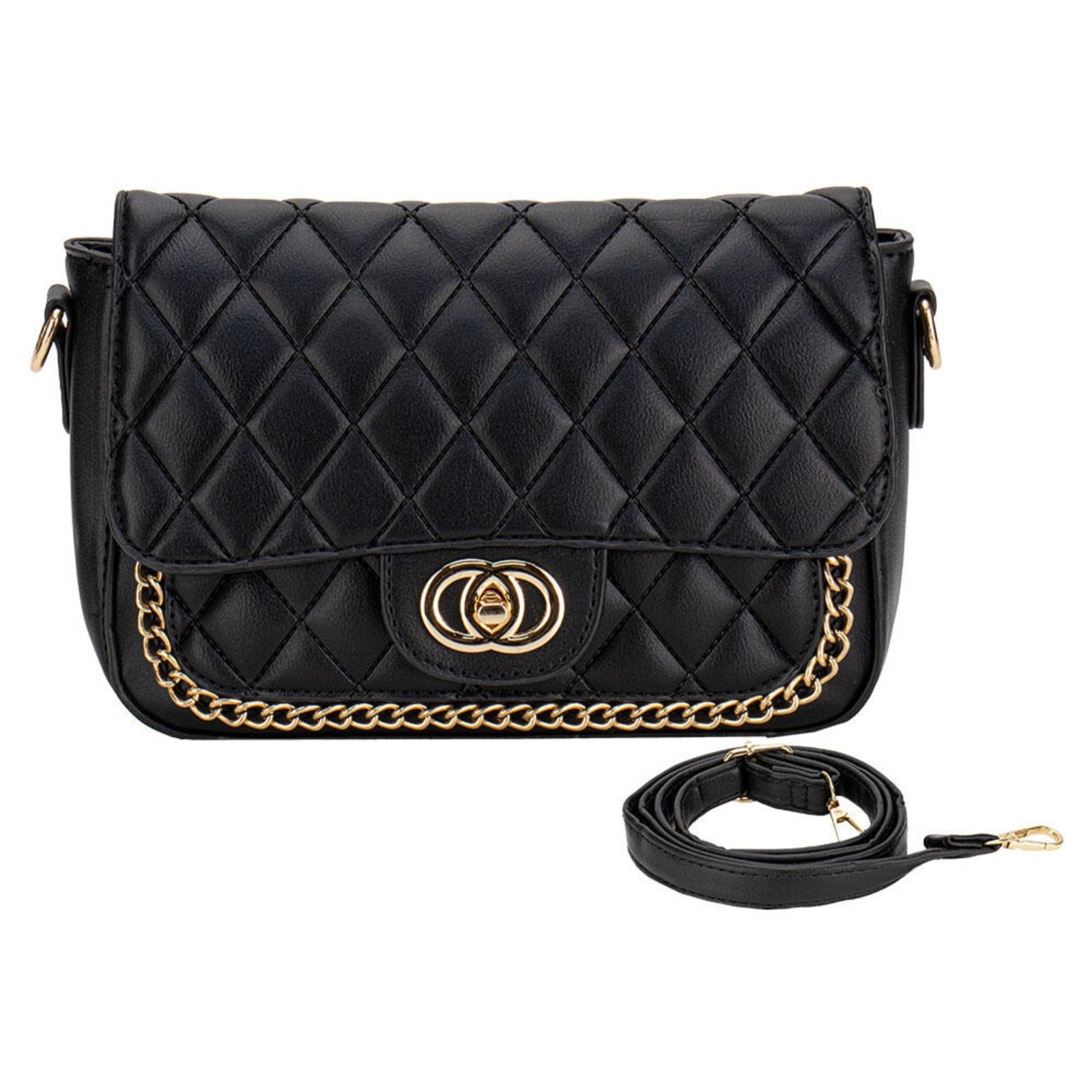 Imagem principal Bolsa Feminina Transversal Fuseco Wbft84232 7934232 Fuseco preto