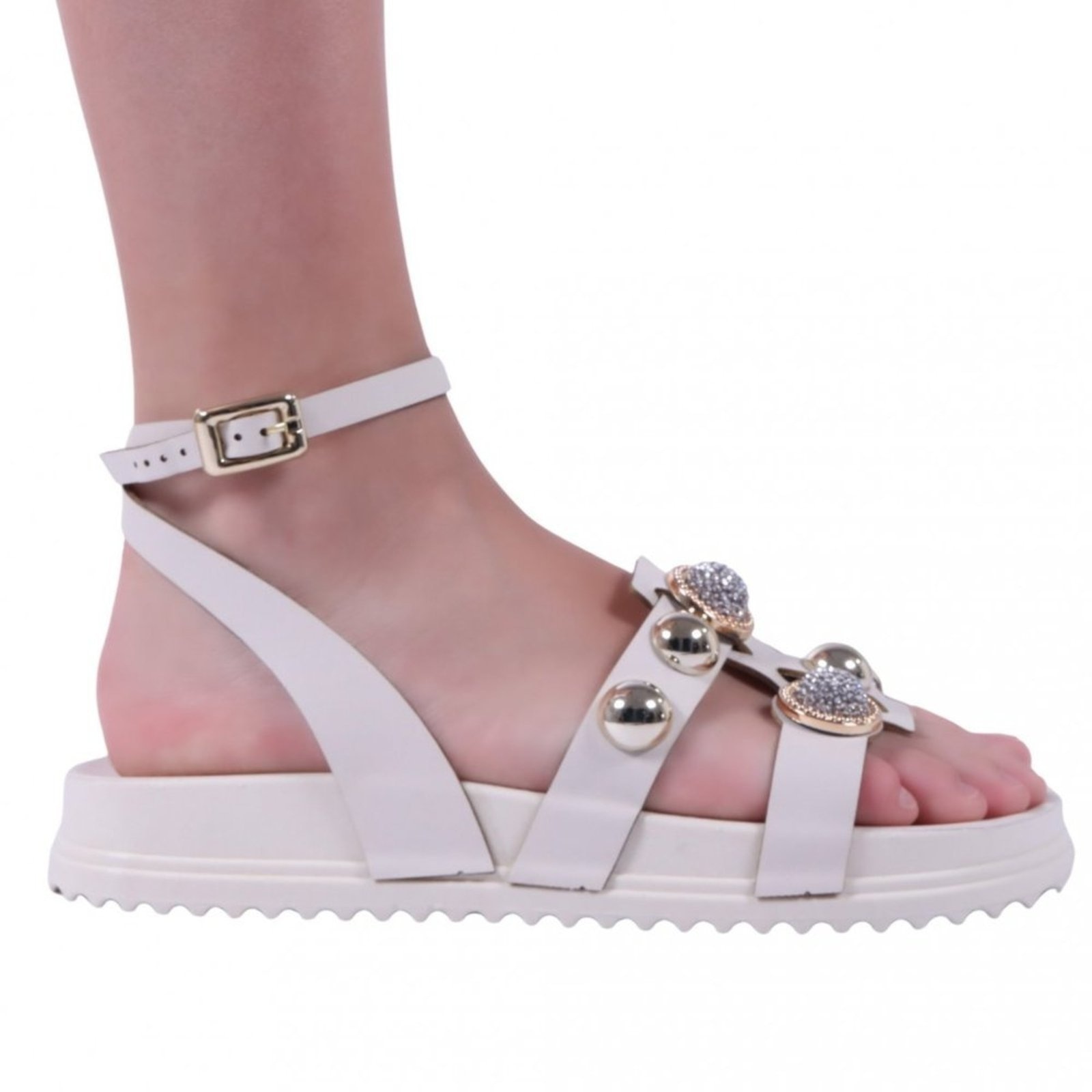 Imagem principal Sandália Papete Feminina Zariff Pp901 Zariff Zariff branco