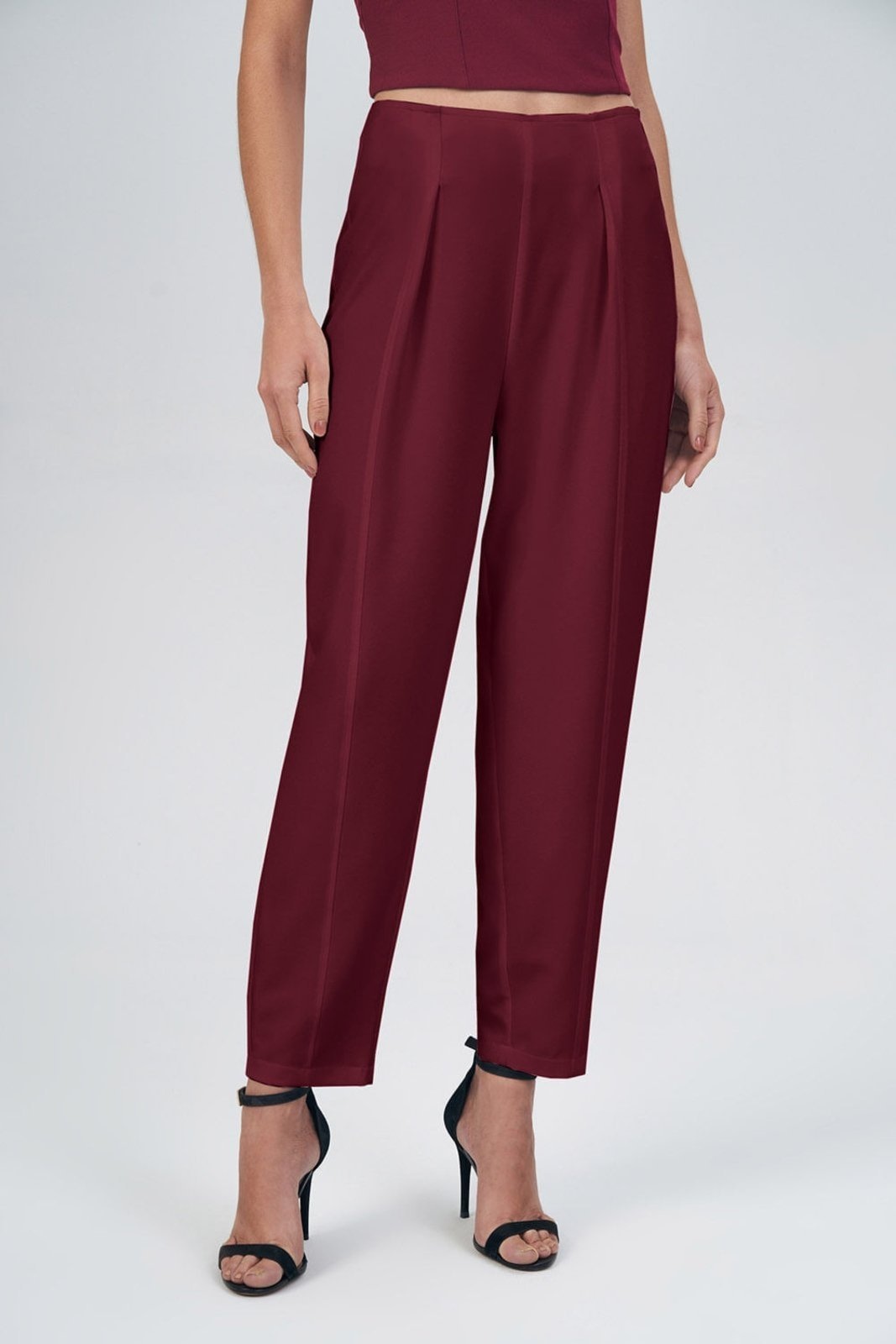 Imagem principal Calça Reta Costura Aparente Feminina Acostamento ACT FEMININO vinho