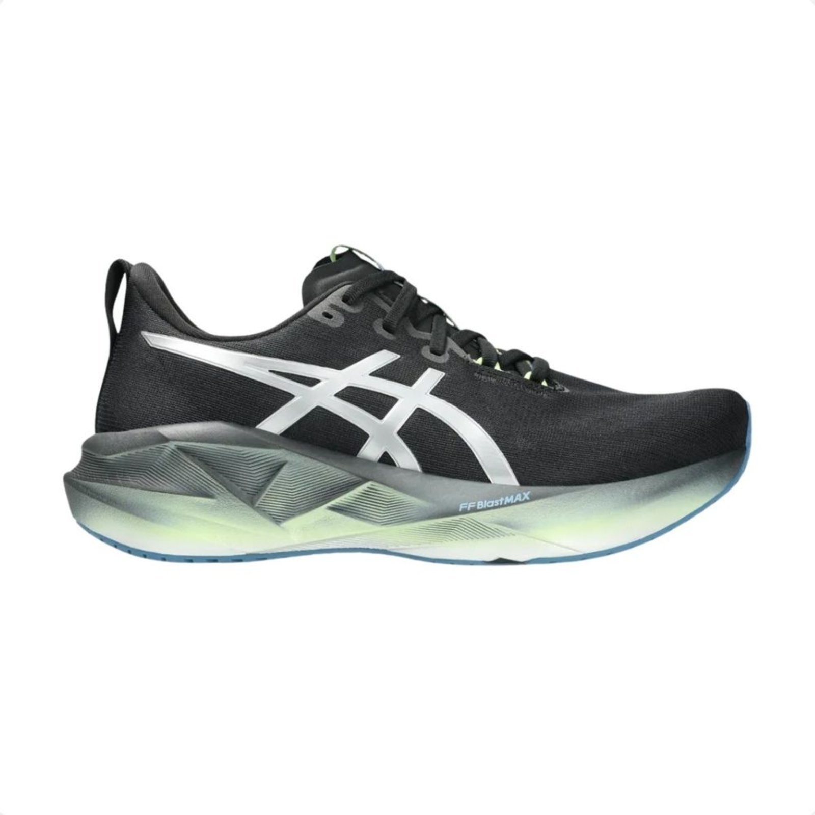 Imagem principal Tênis Running Masculino Asics Novablast 5 Luxe Preto E Verde ASICS preto verde