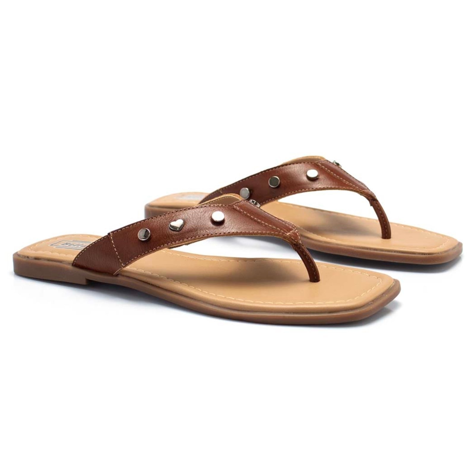 Imagem principal Sandália Bella Nina Rasteirinha Feminina Chinelo Couro Legitimo Leveza Maciez Confortável Modernidade Casual Versátil Passeio Caminhada Dia A Dia Caramelo Bella Nina preto