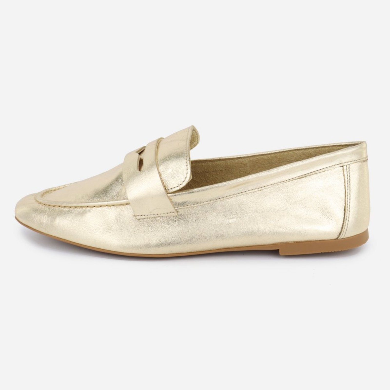 Imagem principal Loafer Prata Casual Feminino Maria Paula Couro Velho MARIA PAULA prata velho