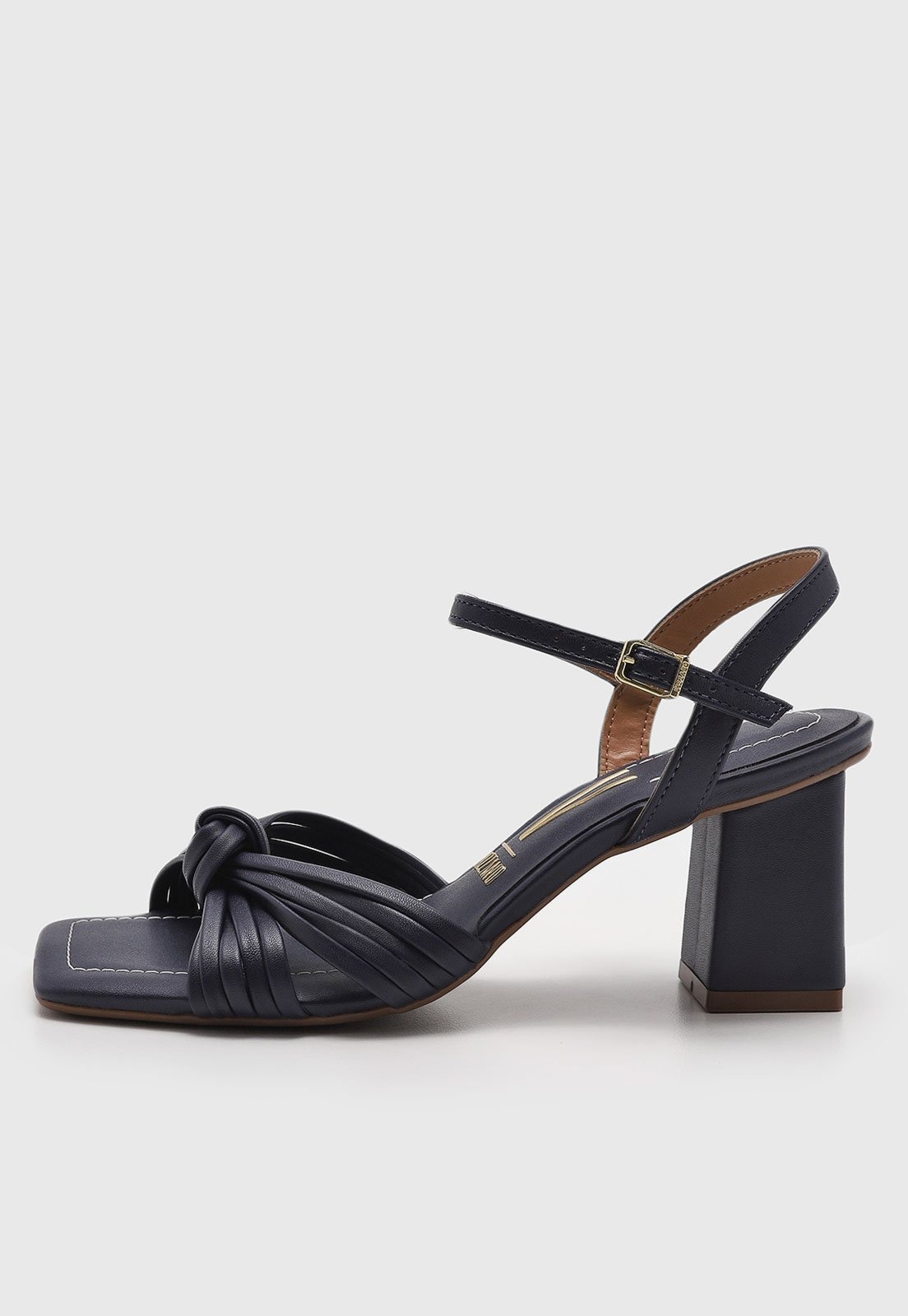 Imagem principal Sandália Feminina Vizzano Salto Médio Nó Frontal VIZZANO azul marinho