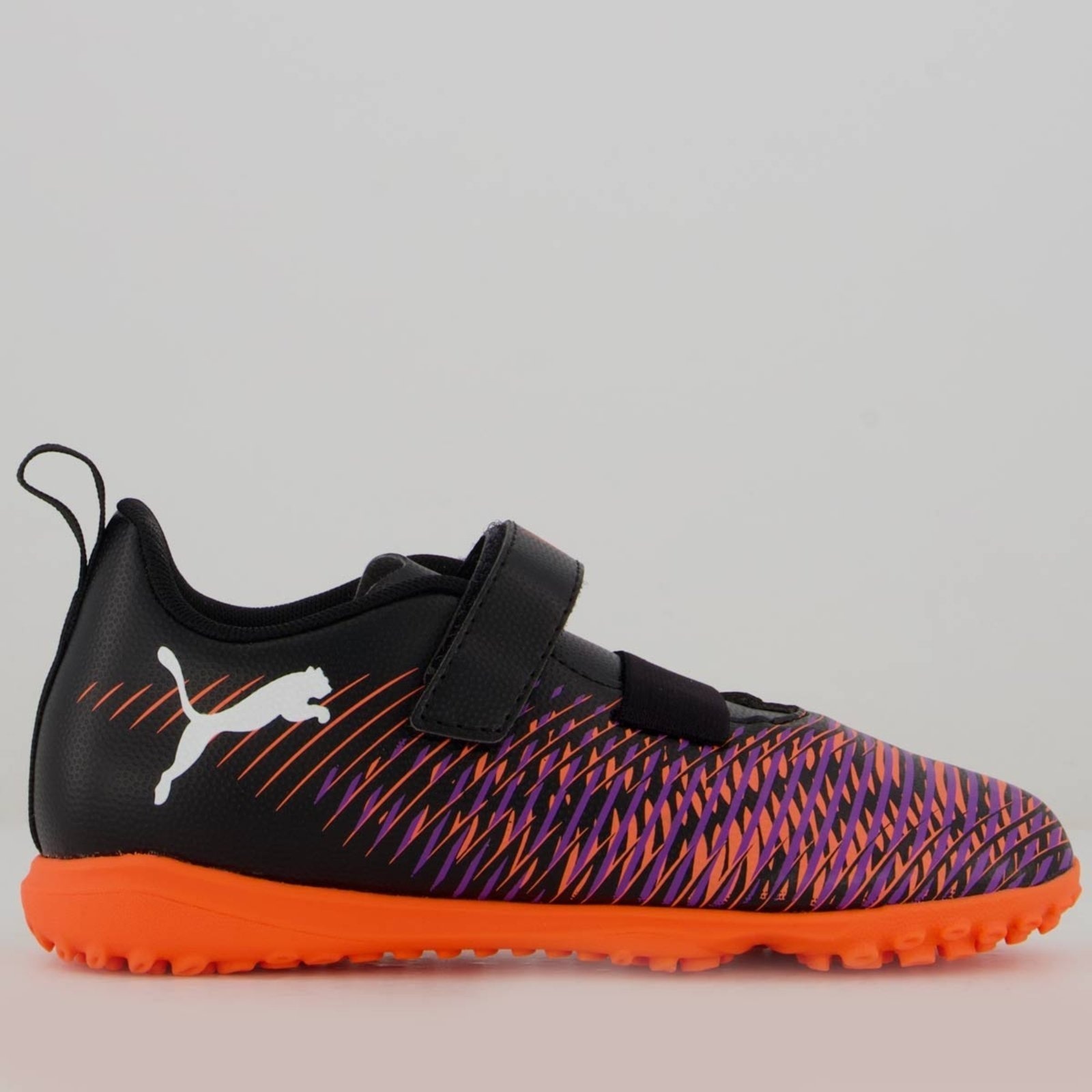 Imagem principal Chuteira Puma Future 8 Play TT V Society Preta e Vermelha Puma preto