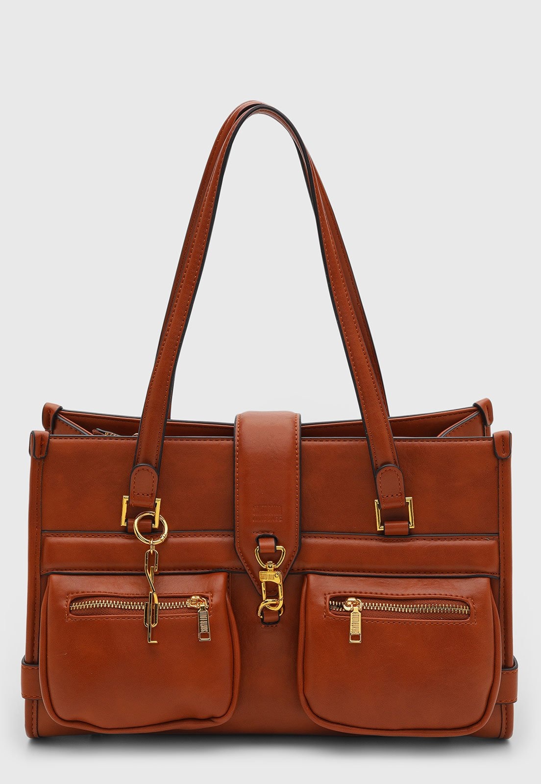 Imagem principal Bolsa Feminina Santa Lolla Estruturada Caramelo Santa Lolla marrom
