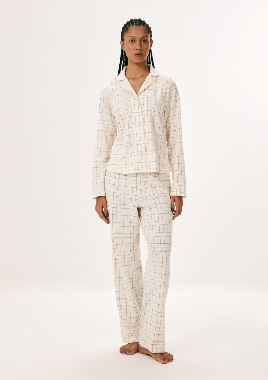 Imagem principal Pijama Longo Feminino Americano Estampado Hering HERING INTIMATES nude