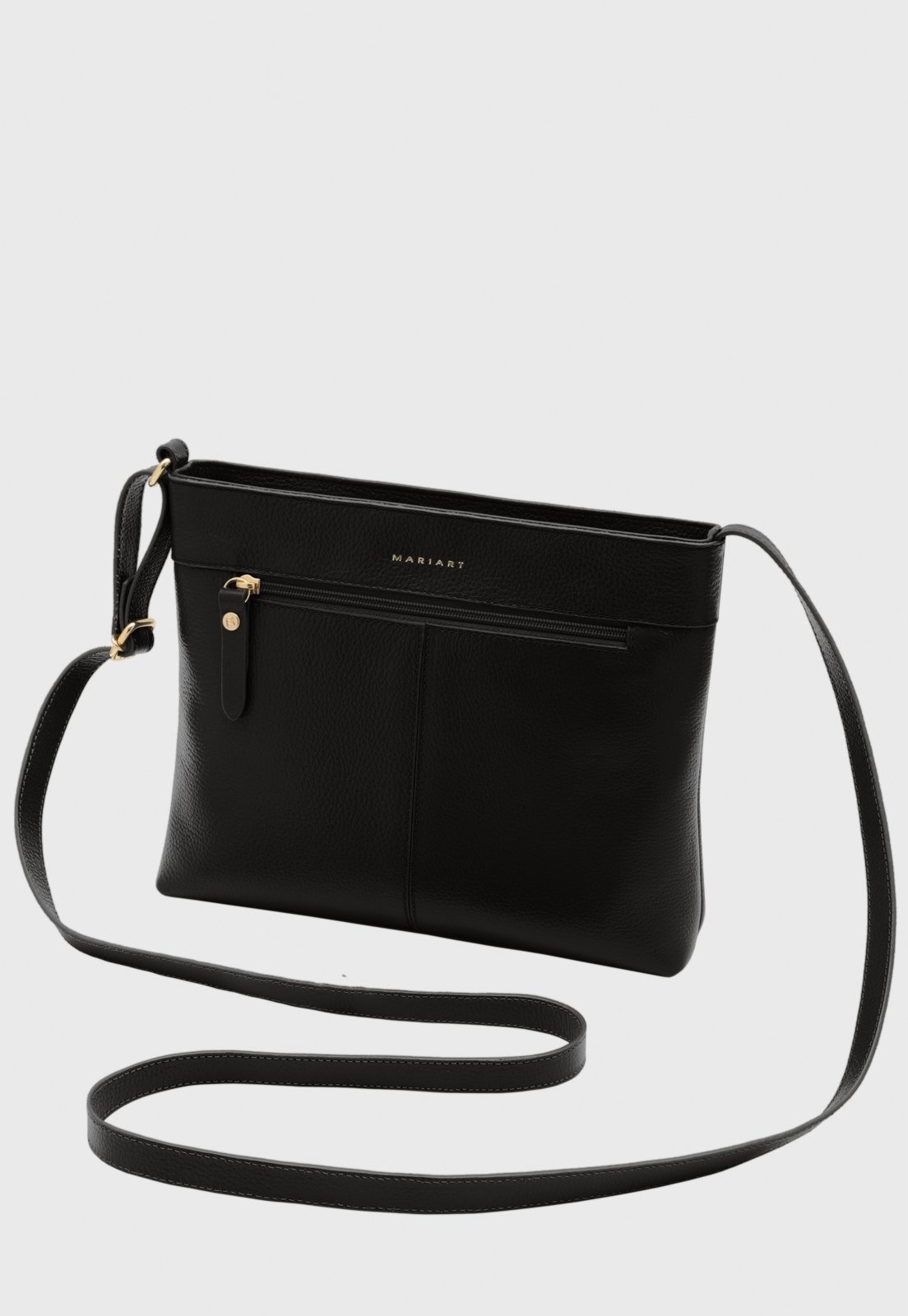 Imagem principal Bolsa Transversal Couro Mariart Cipó Preta Mariart preto