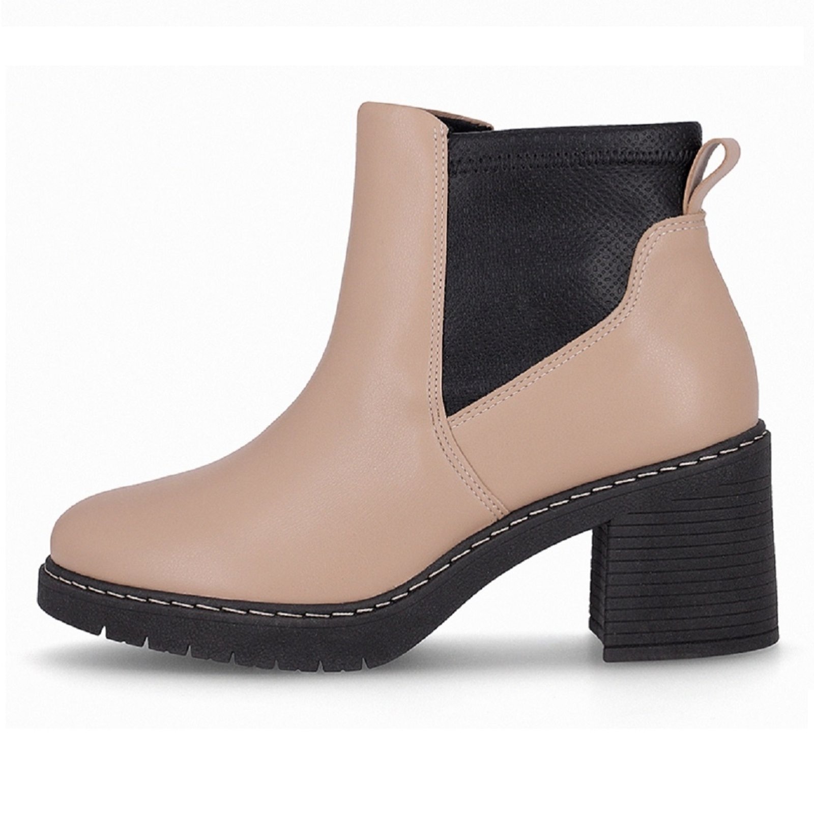 Imagem principal Bota Piccadilly Cano Cuto Salto Médio Piccadilly bege