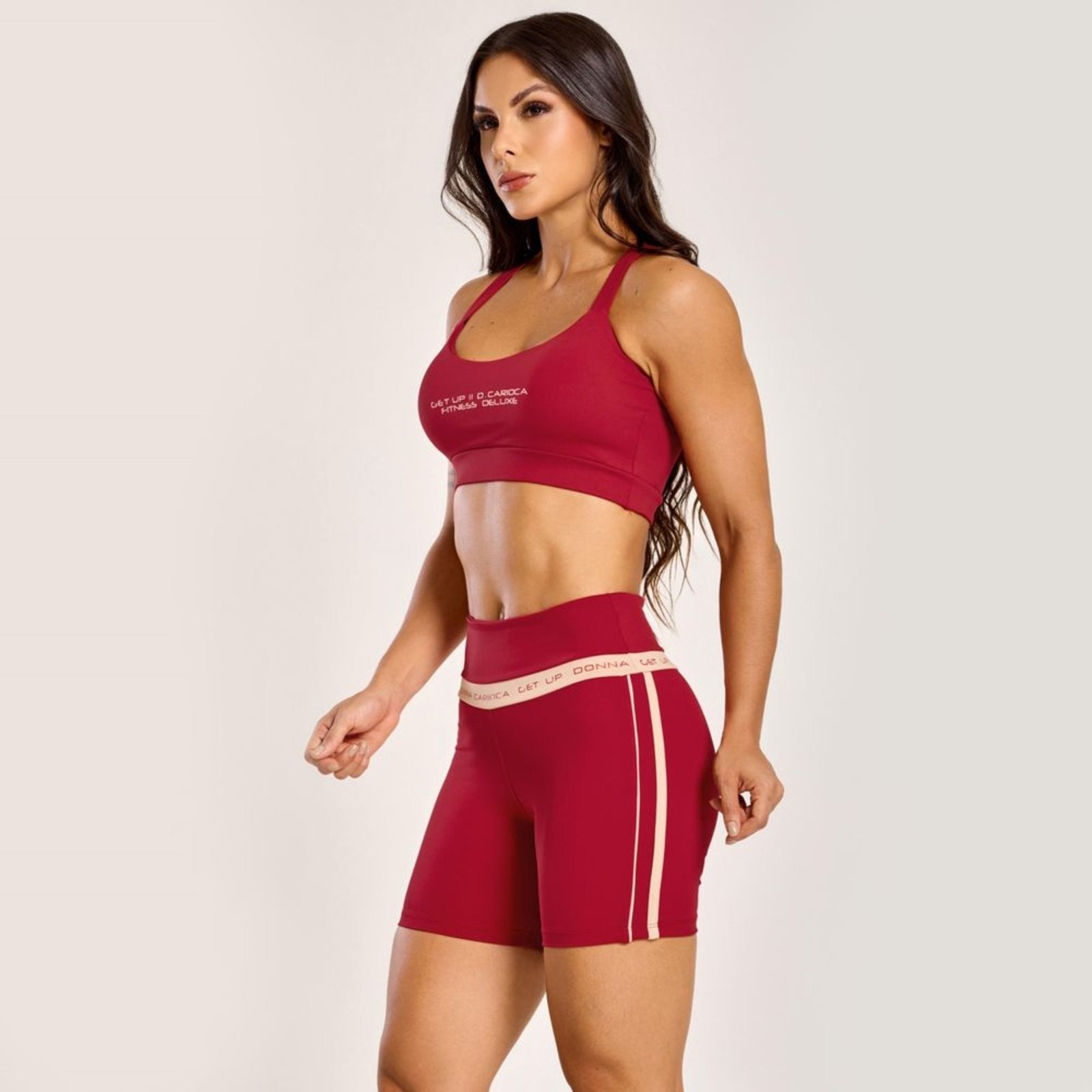 Imagem principal Short Get Up Maçã Vermelha Poliamida Donna Carioca vermelho