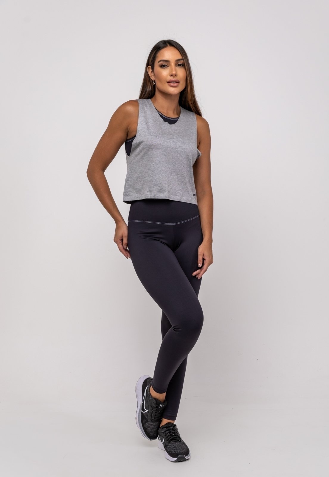 Imagem principal Regata Libélula Malha Salvatore Fashion Salvatore Fashion cinza