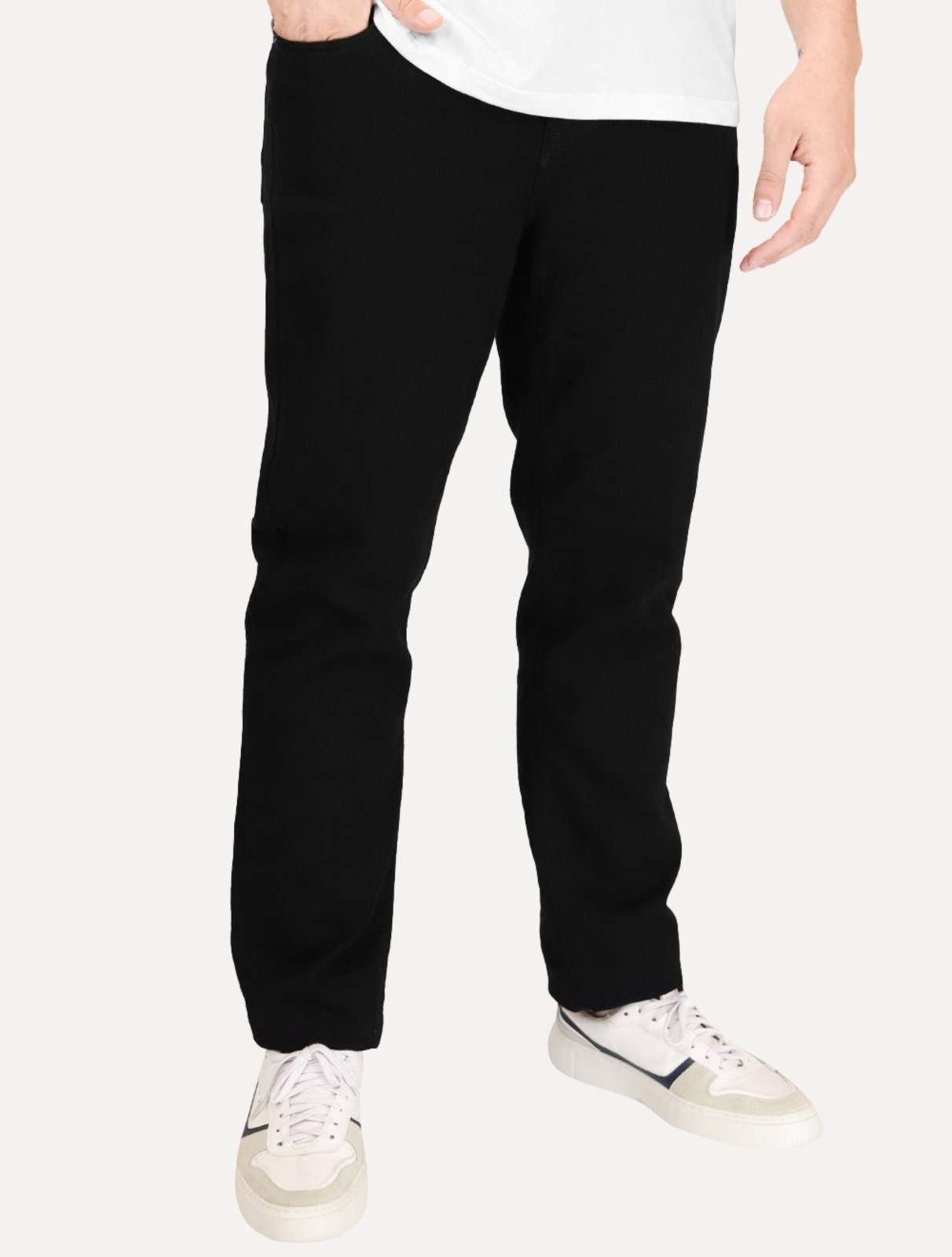 Imagem principal Calça Tommy Hilfiger Masculina Regular Straight Denton Chelsea Preta Tommy Hilfiger preto