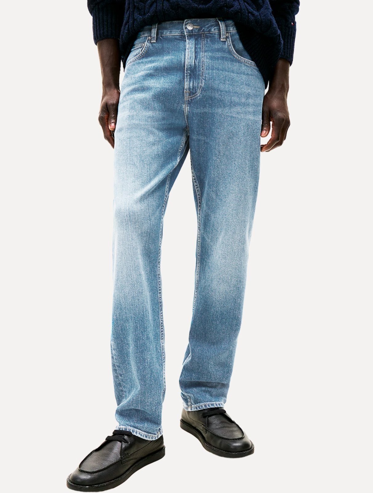 Imagem principal Calça Tommy Hilfiger Jeans Masculina Straight Denton Heron Blue Azul Clara Tommy Hilfiger azul blue