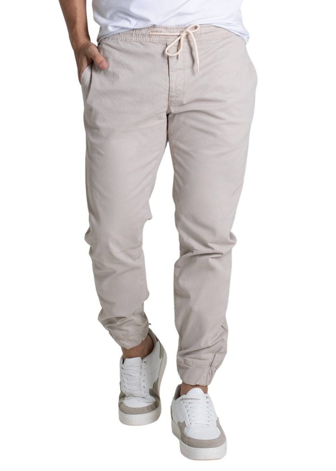 Imagem principal Calça Sarja Sawary Jogger - 279497 Sawary bege