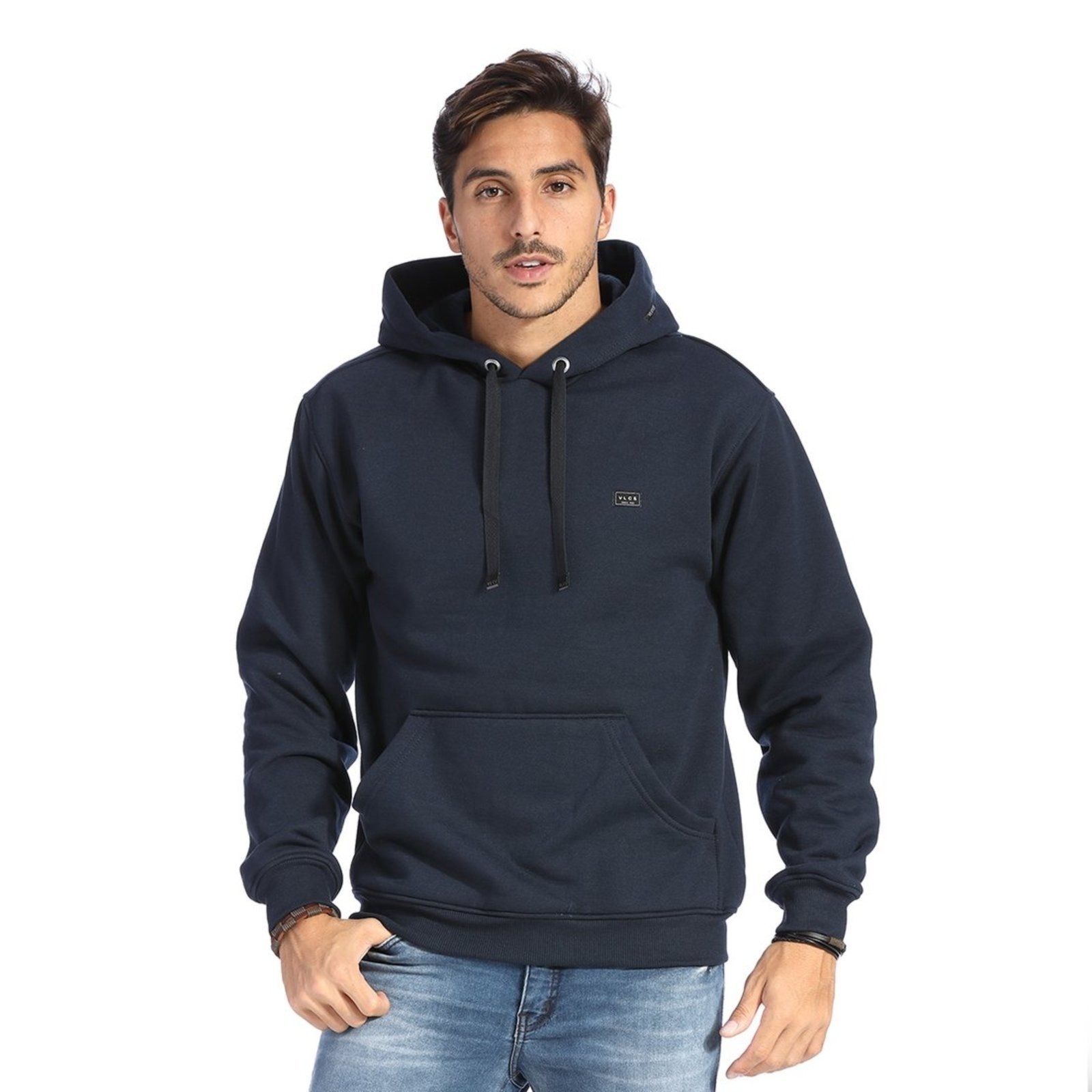 Imagem principal Moletom Masculino Capuz Fechado VLCS VLCS VIOLAÇÕES azul marinho