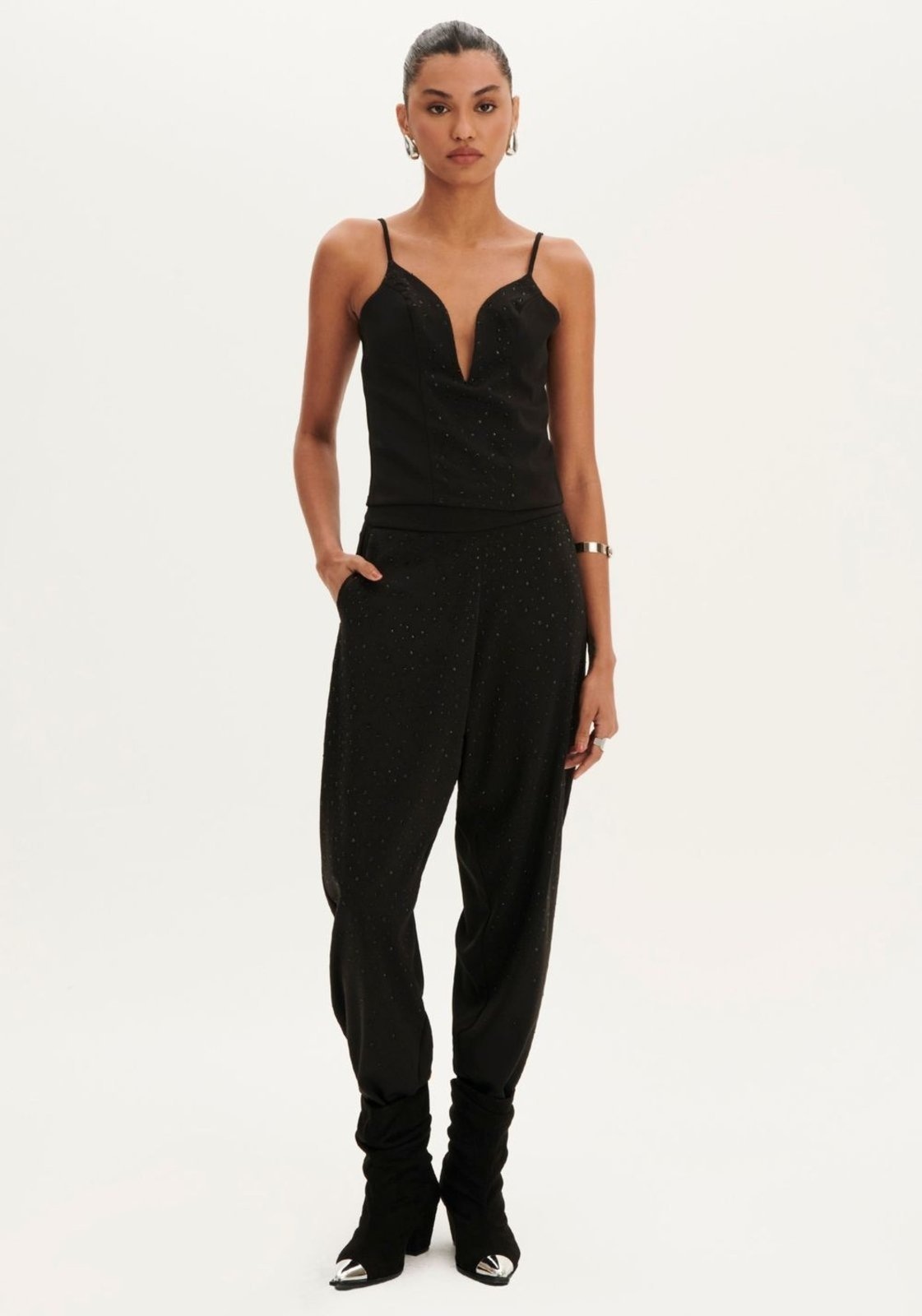 Imagem principal Calça Jogging com Aplicações My Favorite Things preto