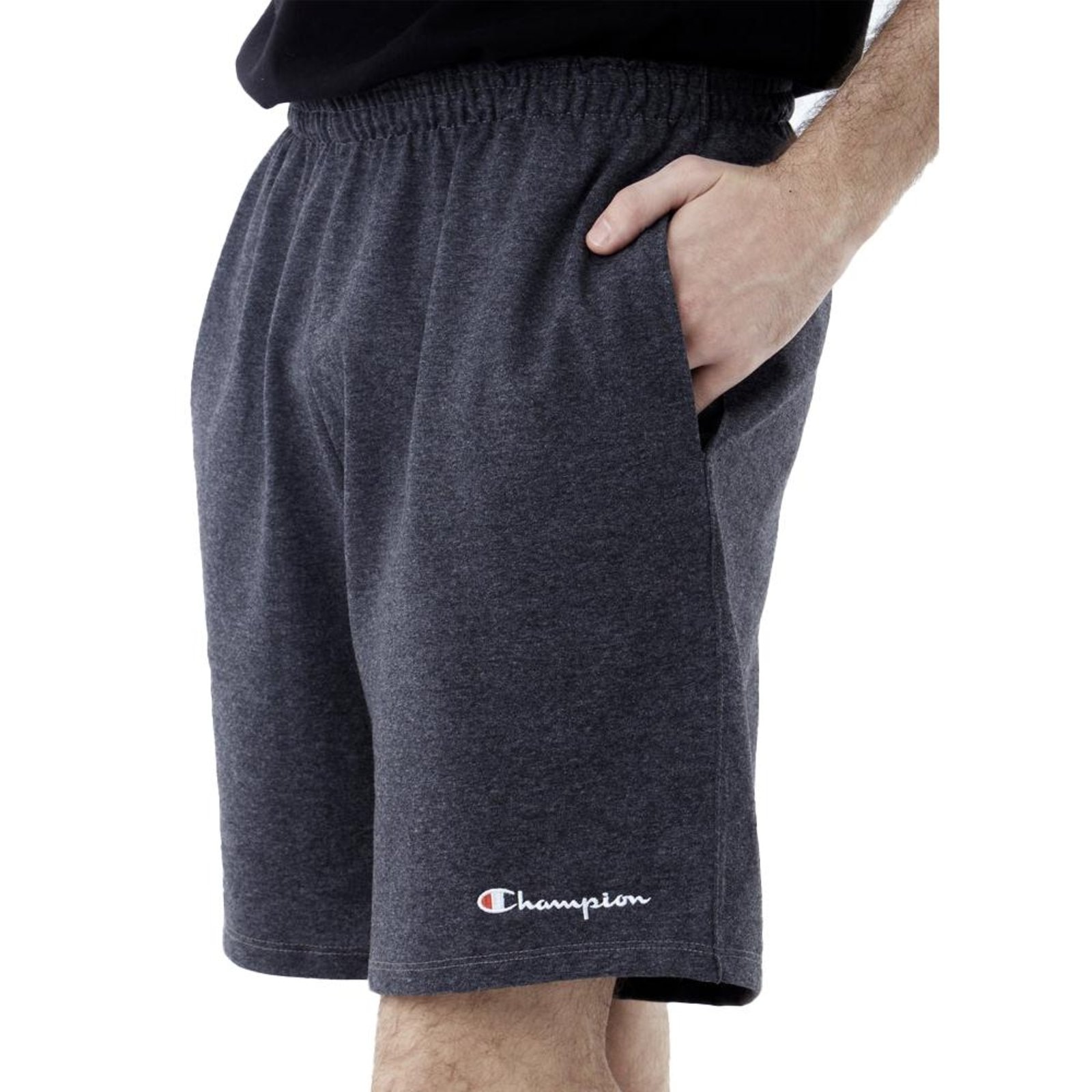 Imagem principal Bermuda de Moletom Champion Mini Script Logo INK Chumbo Champion grafite