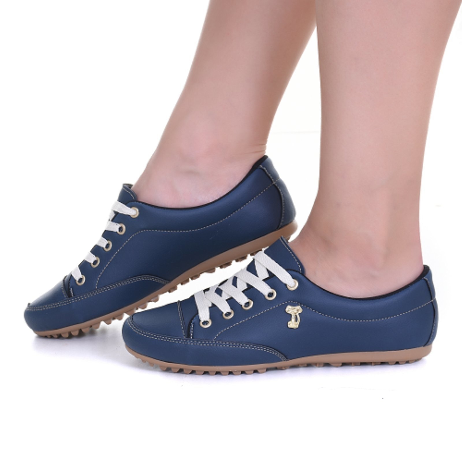 Imagem principal Sapatênis Feminino Comfort Casual Cadarço Cor Broche ROMEU E JULIETA SHOES azul marinho