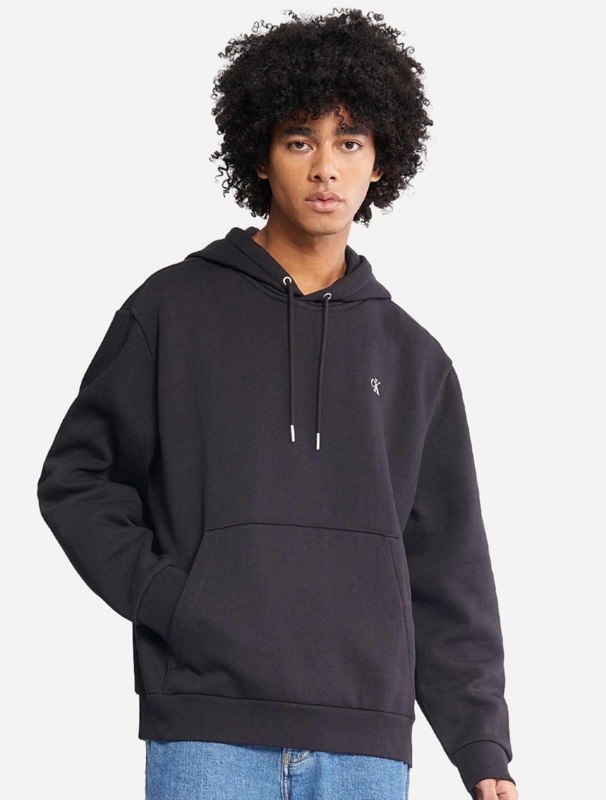 Imagem principal Moletom Calvin Klein Masculino Hoodie Fleece CK Logo Calvin Klein preto