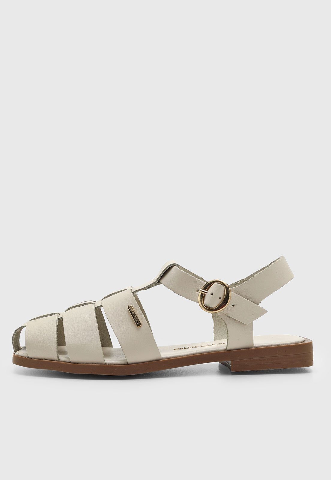 Imagem principal Rasteira Feminina Bottero Tiras Cruzadas Off-White Bottero off-white white