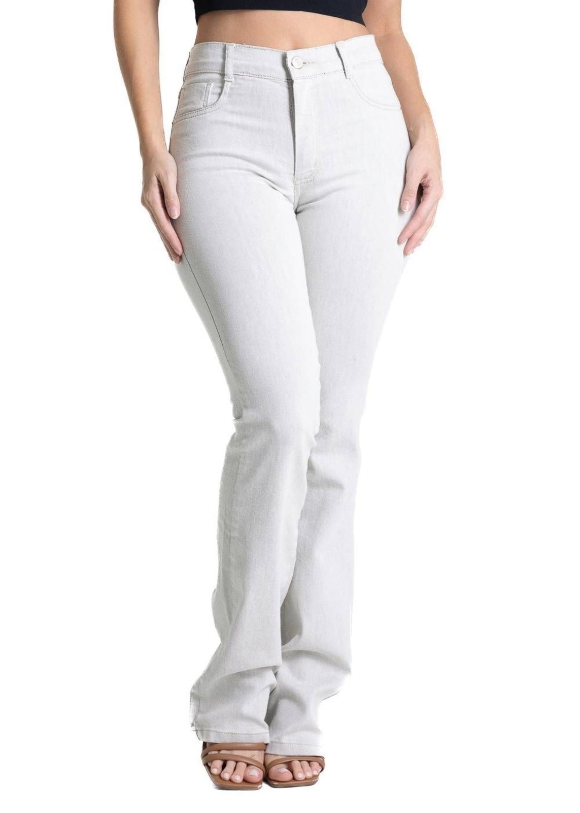 Imagem principal Calça Sarja Sawary Boot Cut - 281855 Sawary branco