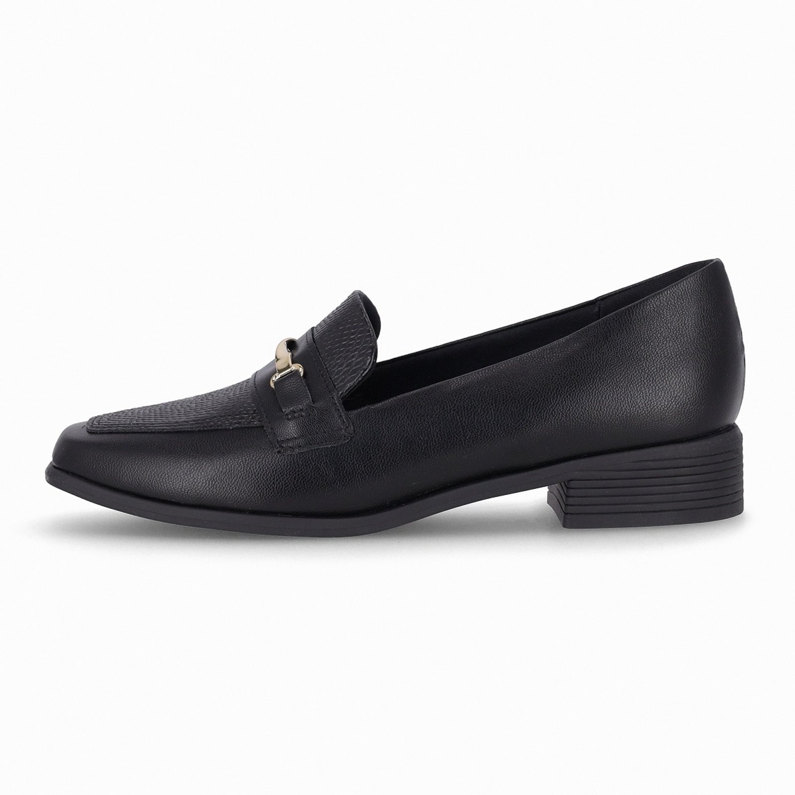 Imagem principal Mocassim Piccadilly Loafer Giovanna Salto Baixo Piccadilly preto