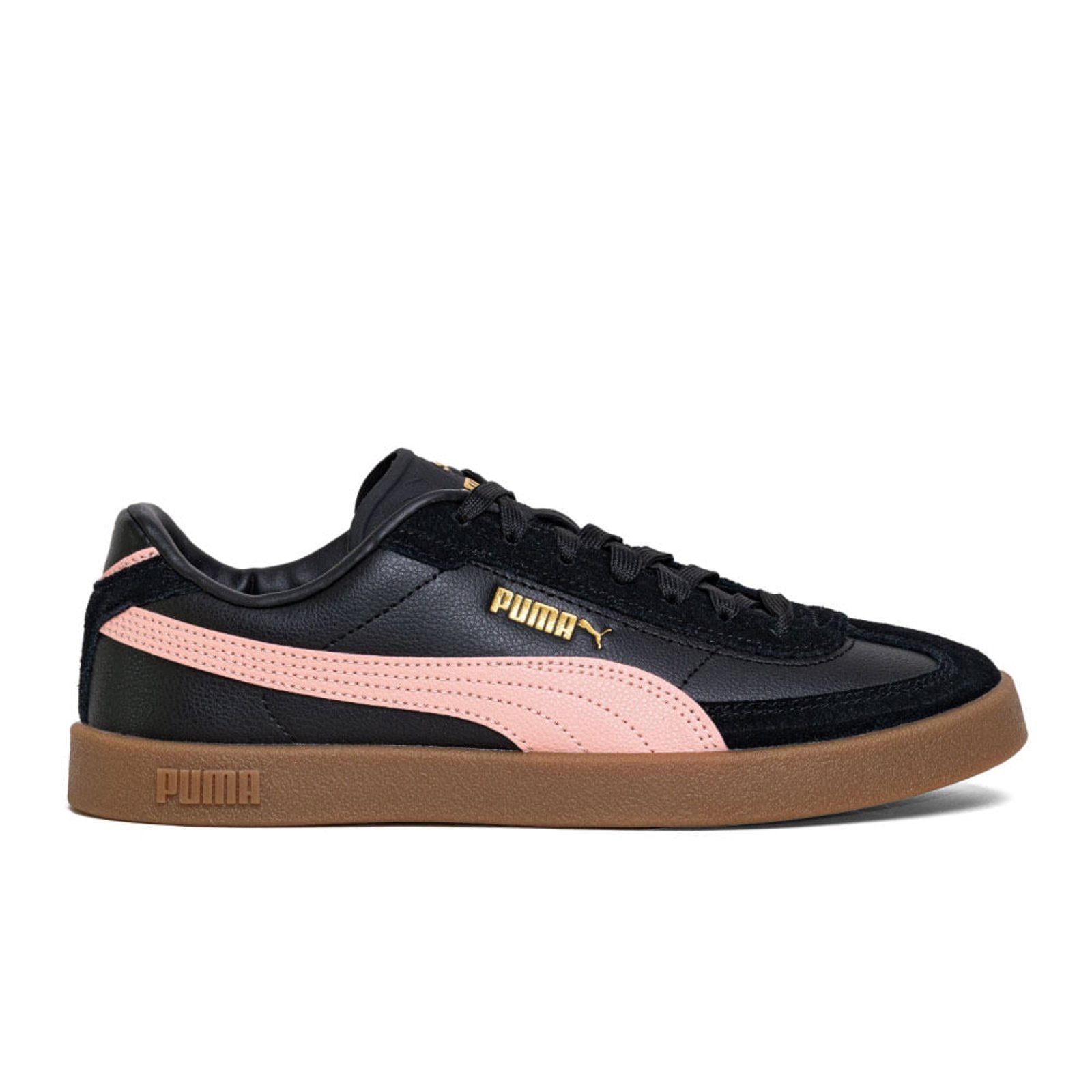 Imagem principal Tênis Puma Club II Era WNS Black/Pink Fruit P40100125. Puma preto black