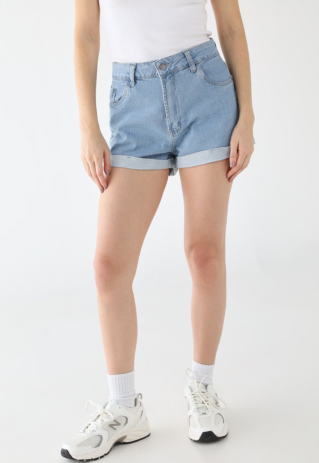 Imagem principal Shorts Jeans Feminino Billabong Get Low Short Claro Billabong azul