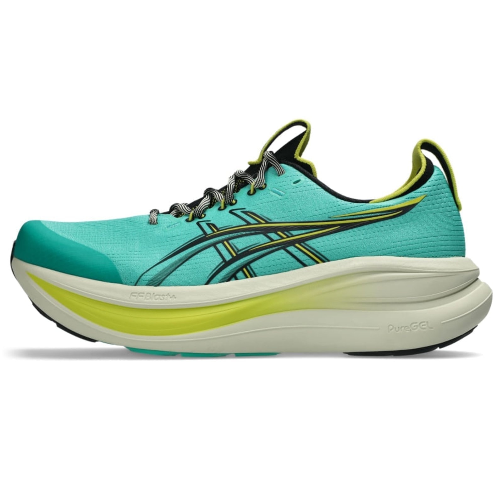 Imagem principal Tênis ASICS GEL Nimbus 28 - Masculino Preto ASICS verde